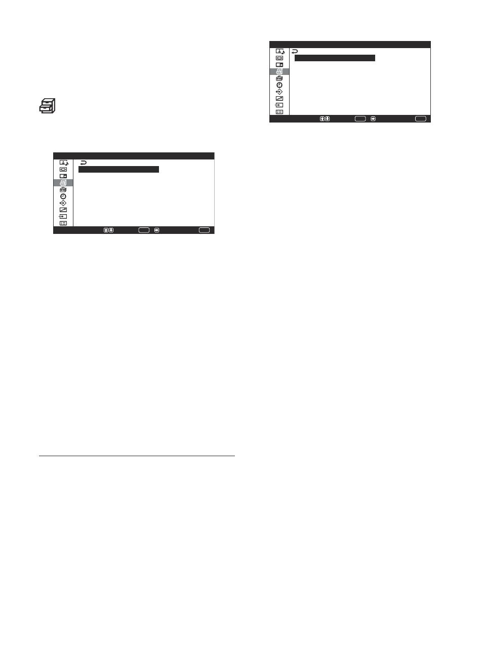 Custom setup menu, Screen saver menu | Sony PFM-42V1S User Manual | Page 78 / 376