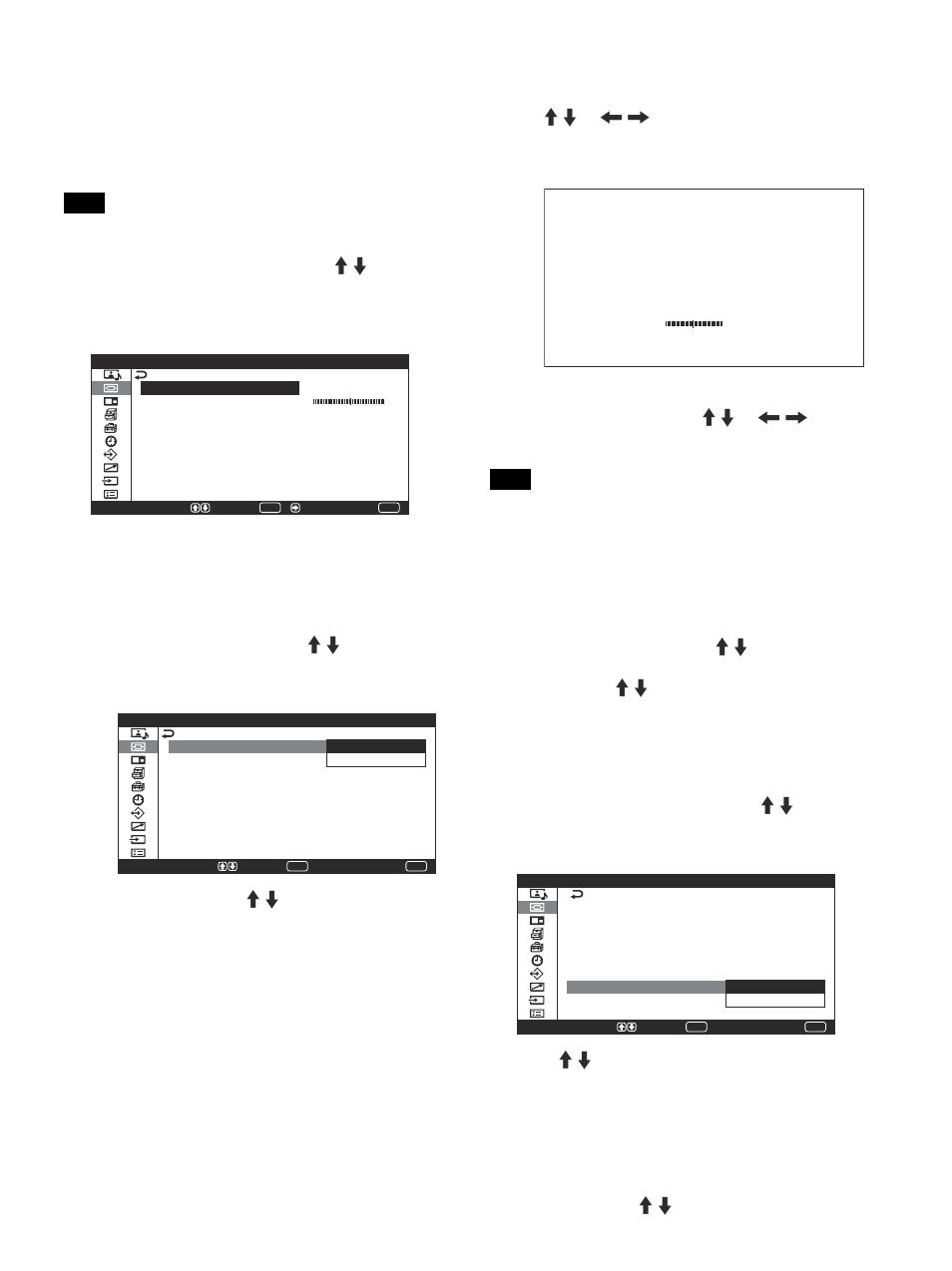 Adjusting the pixels | Sony PFM-42V1S User Manual | Page 93 / 376