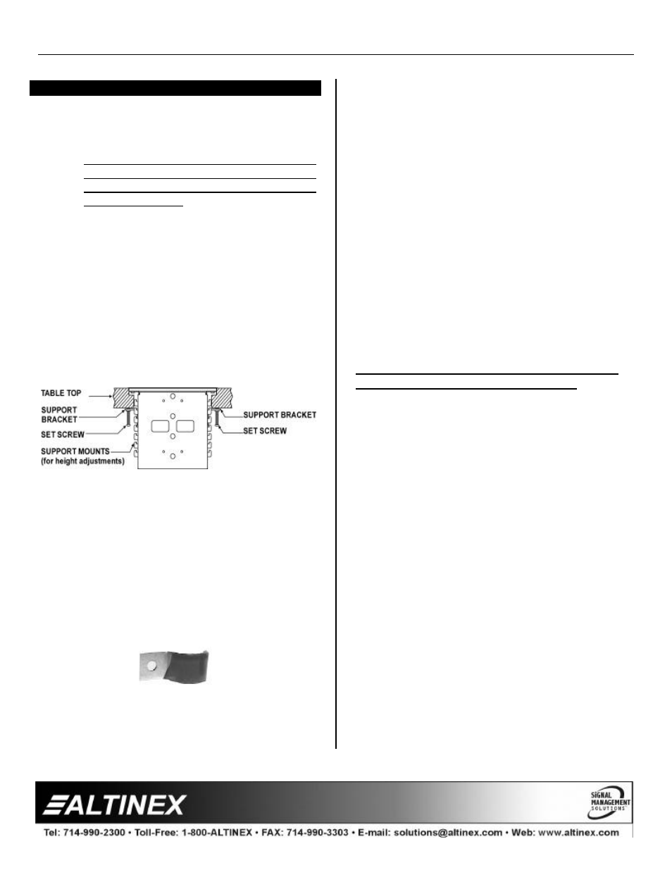 Accessories | Altinex TNP100UN User Manual | Page 10 / 13
