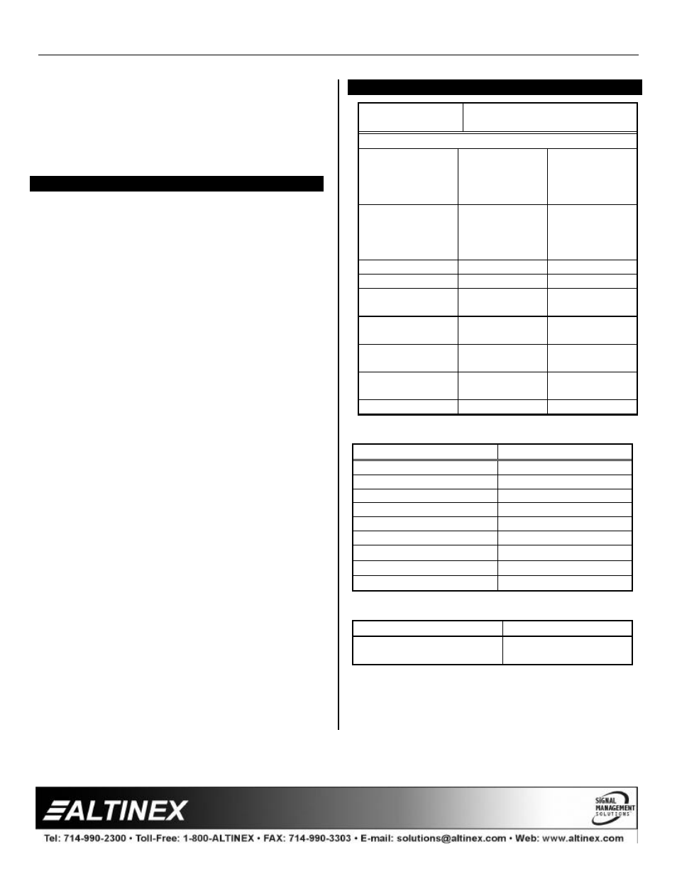 Accessories | Altinex TNP100UN User Manual | Page 4 / 13