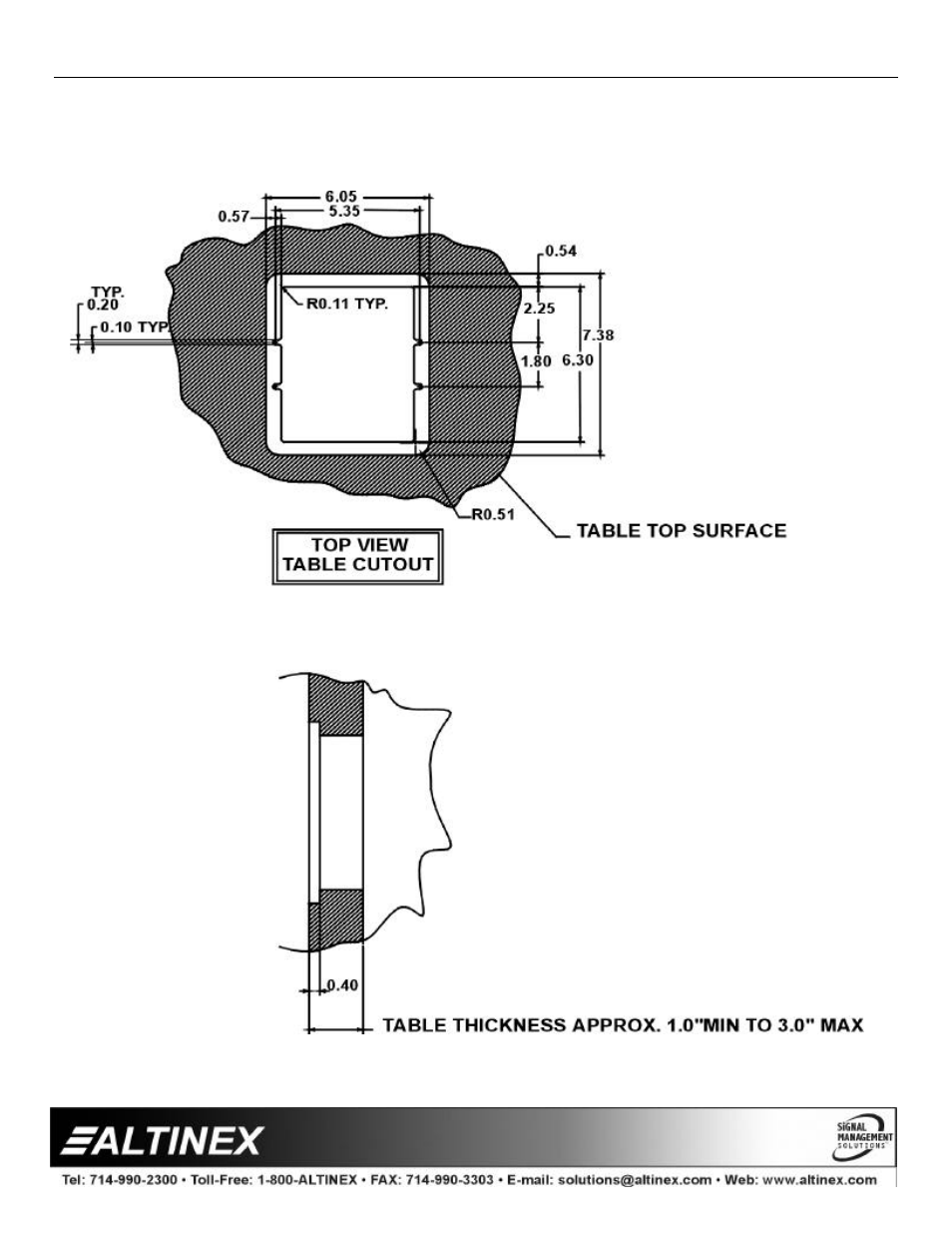 Accessories | Altinex TNP100UN User Manual | Page 9 / 13