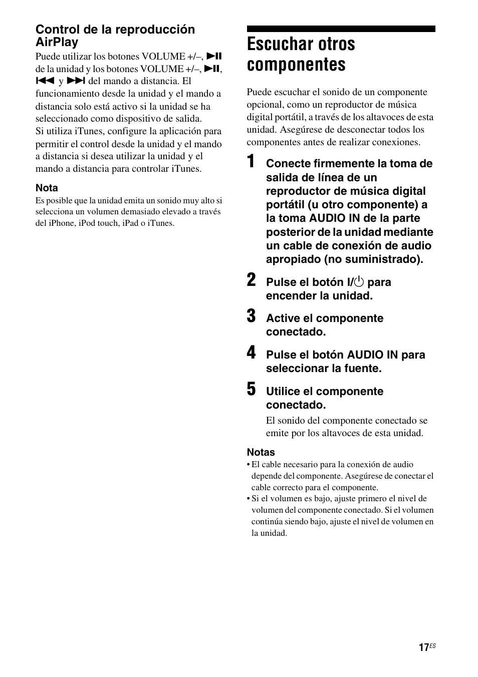 Escuchar otros componentes | Sony RDP-XA700iPN User Manual | Page 81 / 100
