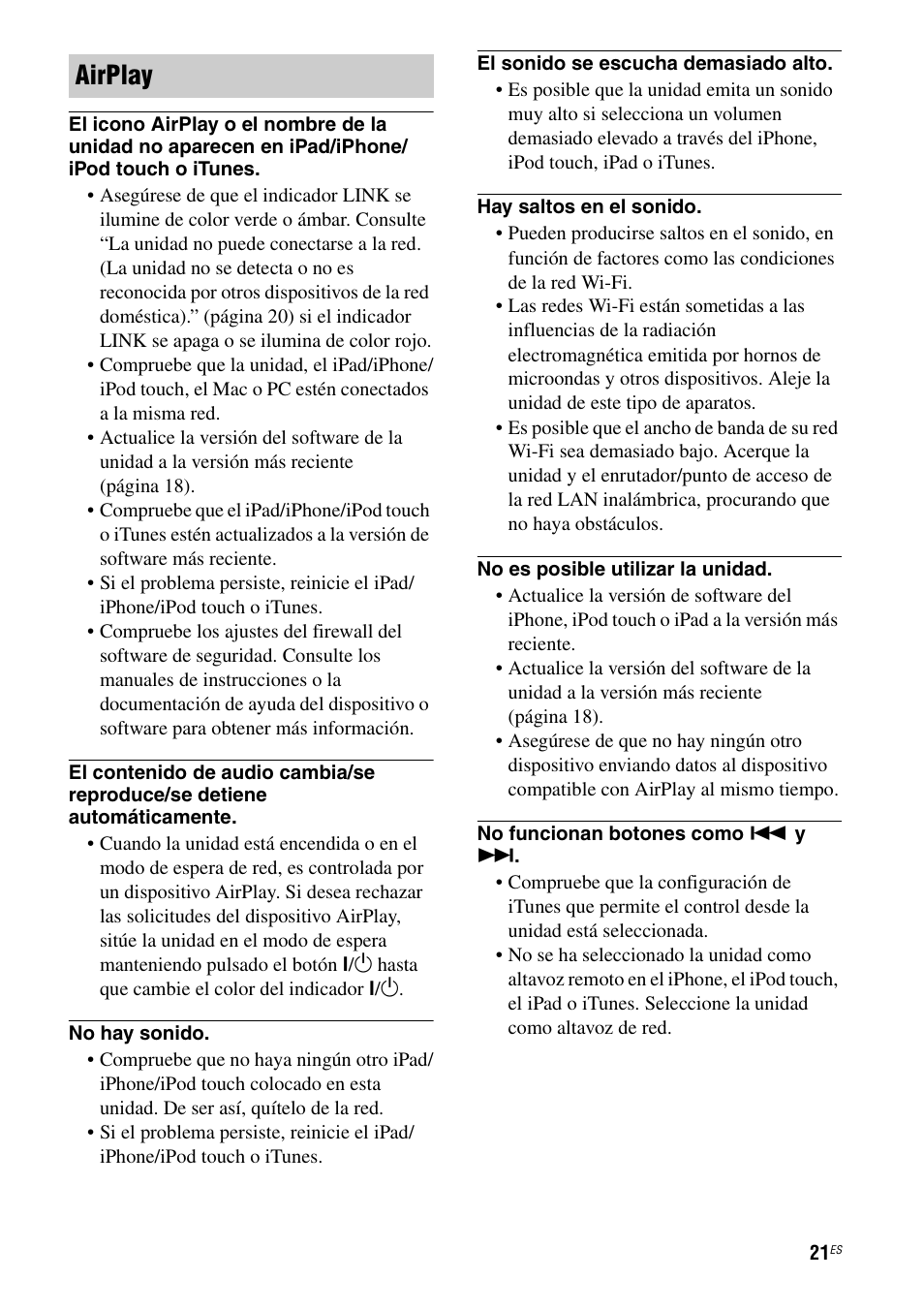 Airplay | Sony RDP-XA700iPN User Manual | Page 85 / 100