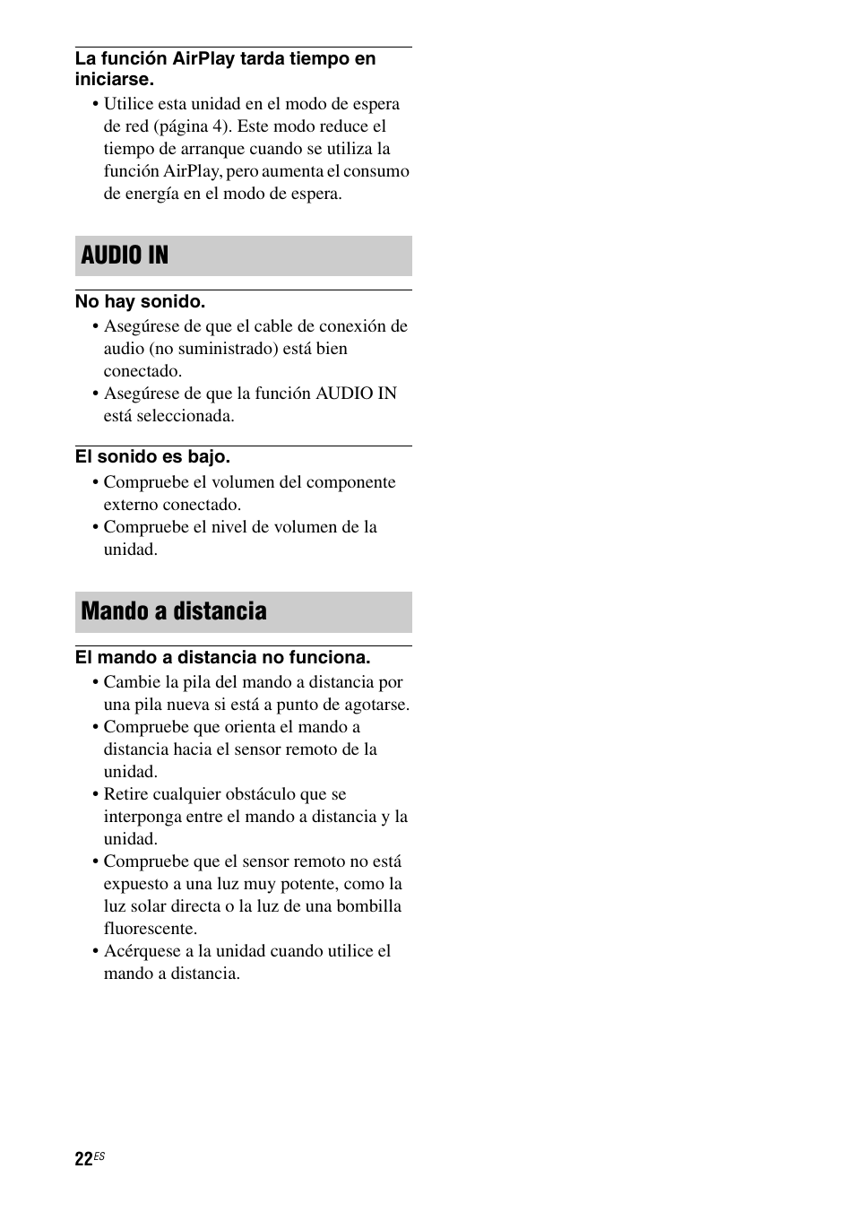 Audio in mando a distancia | Sony RDP-XA700iPN User Manual | Page 86 / 100