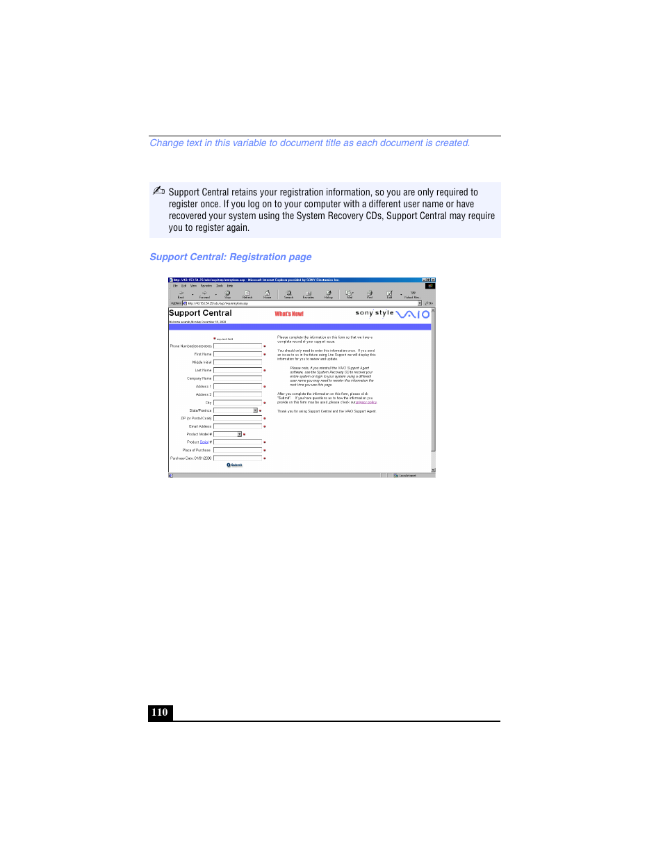 Sony PCG-FX240K User Manual | Page 110 / 138