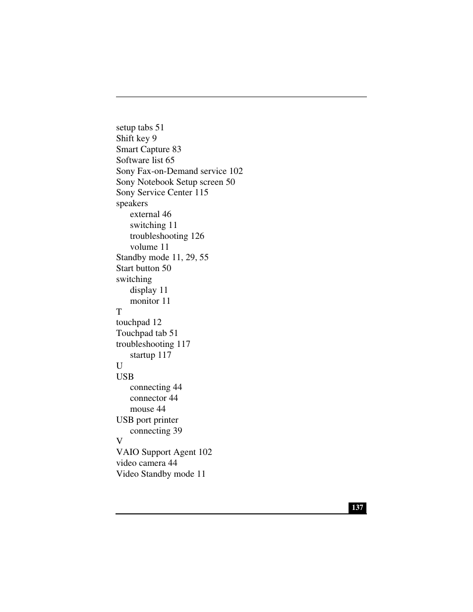 Sony PCG-FX240K User Manual | Page 137 / 138