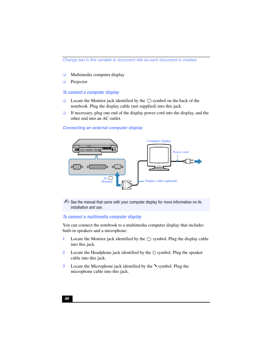 Sony PCG-FX240K User Manual | Page 40 / 138