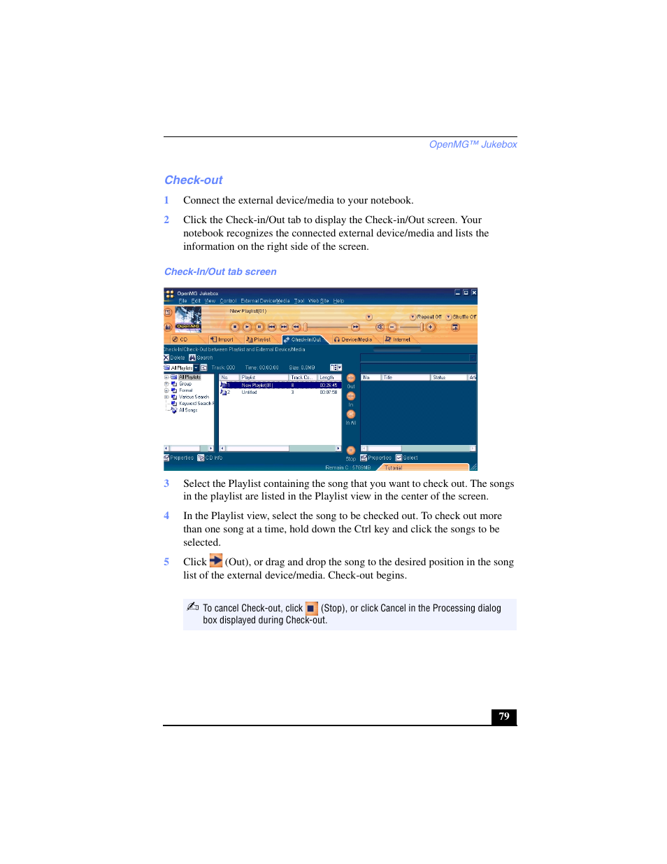 Check-out | Sony PCG-FX240K User Manual | Page 79 / 138