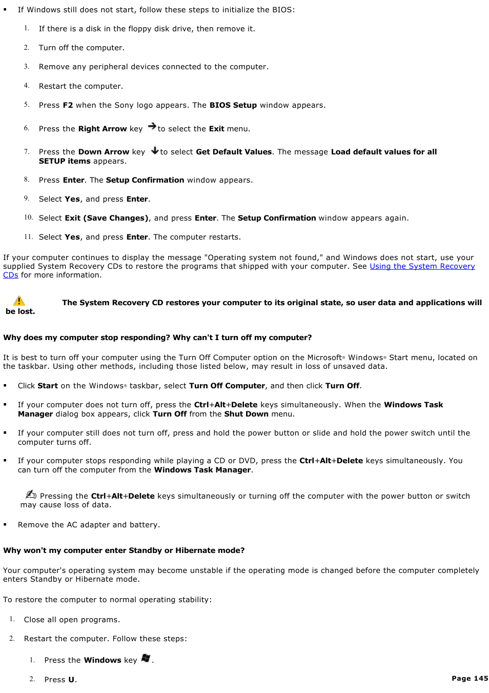 Sony PCG-GRS700K User Manual | Page 145 / 150