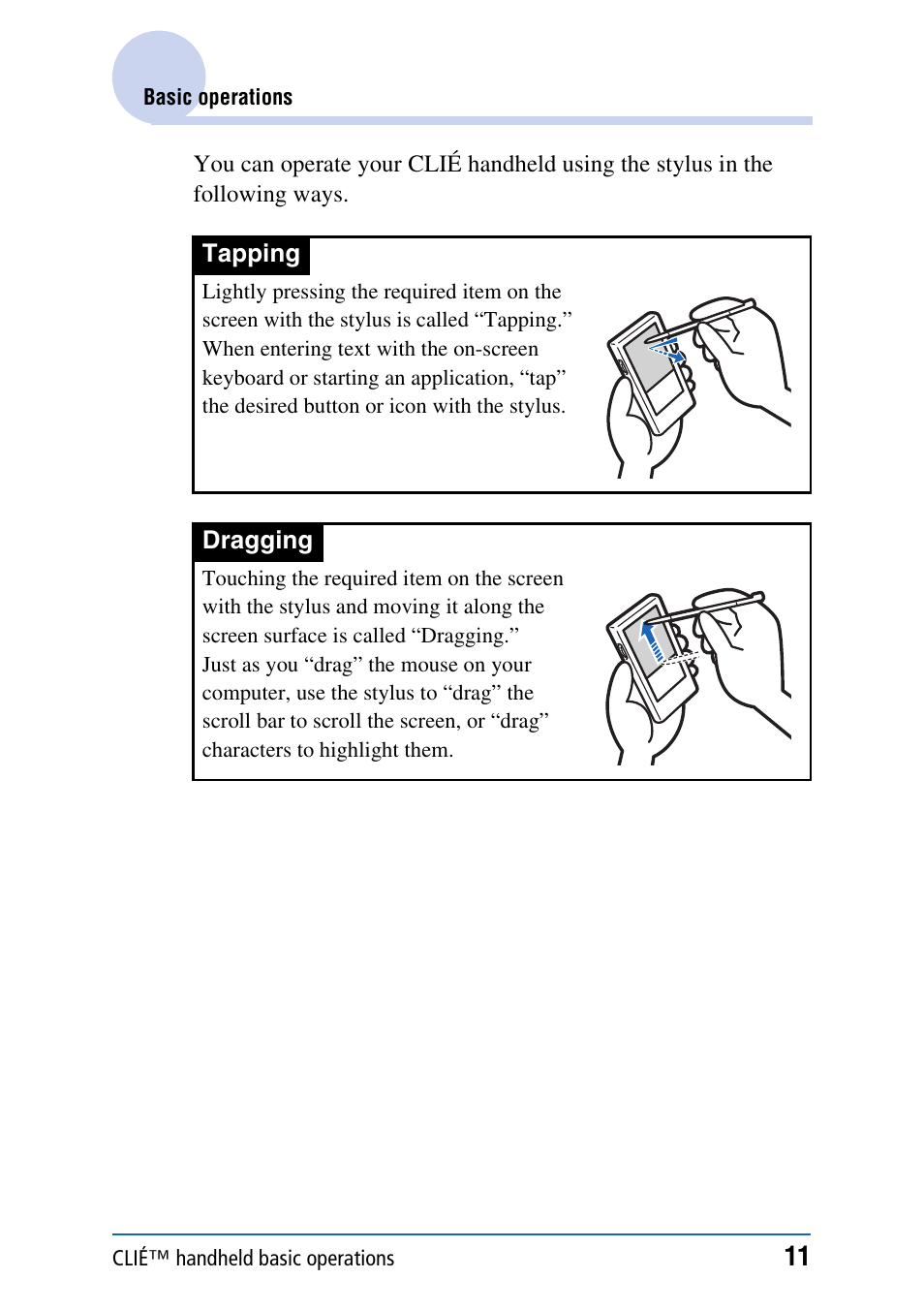 Sony PEG-NX80V User Manual | Page 11 / 200