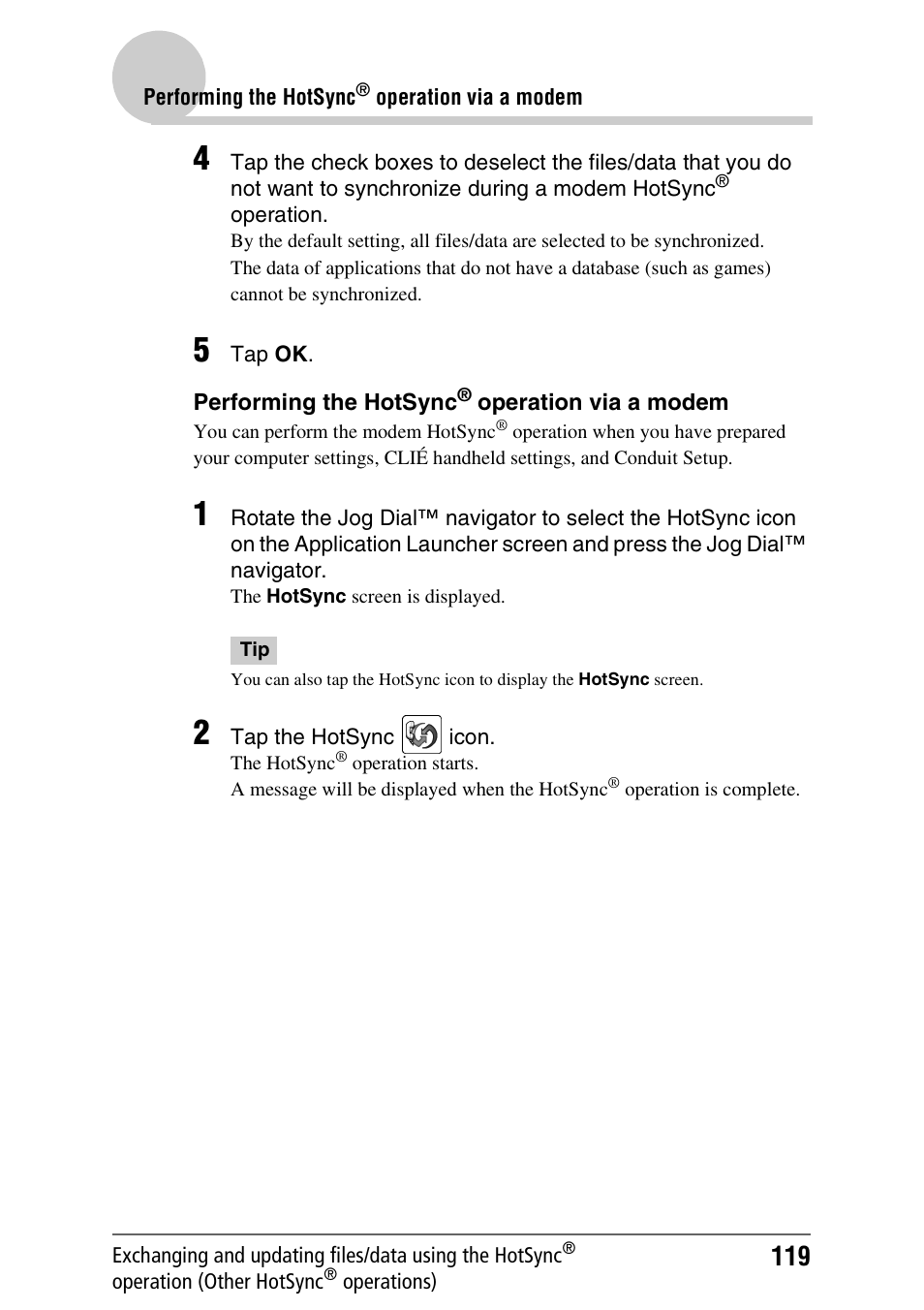 Sony PEG-NX80V User Manual | Page 119 / 200