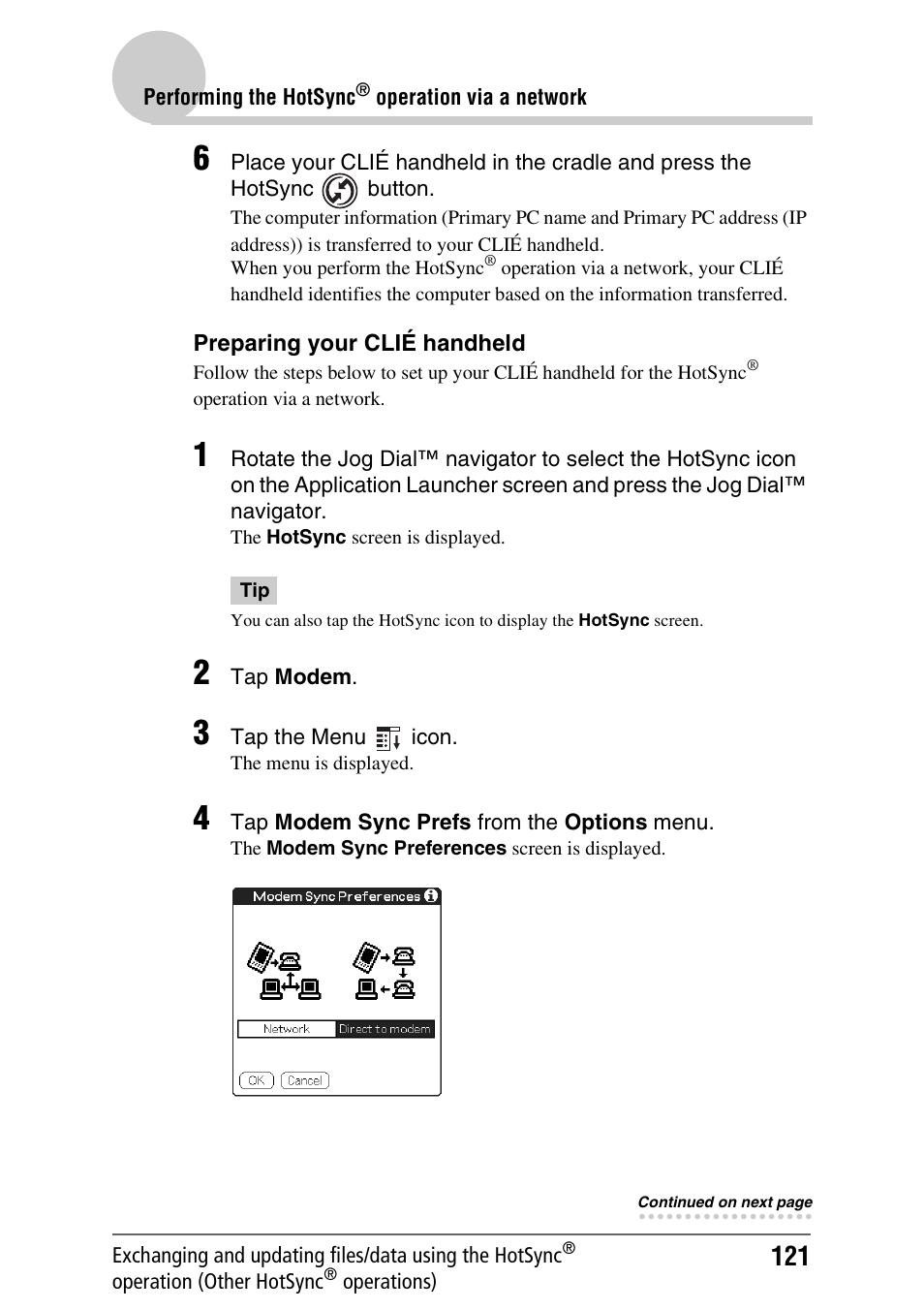 Sony PEG-NX80V User Manual | Page 121 / 200