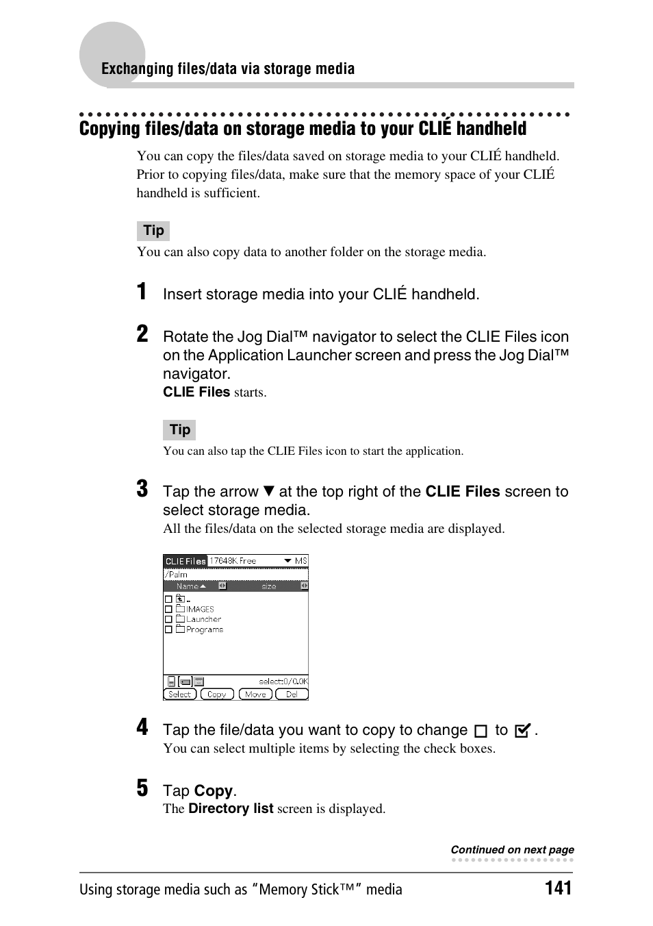 Sony PEG-NX80V User Manual | Page 141 / 200