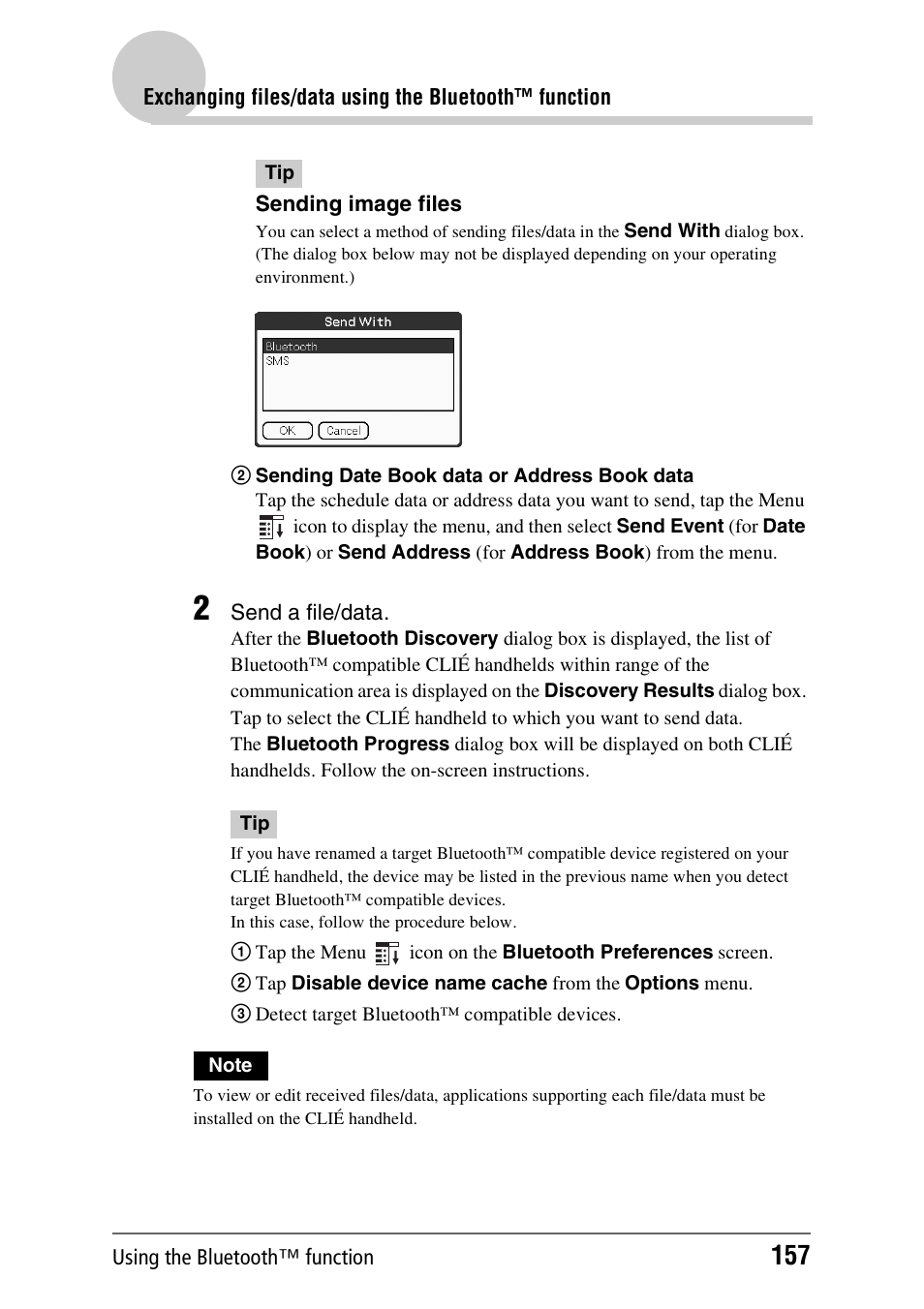 Sony PEG-NX80V User Manual | Page 157 / 200