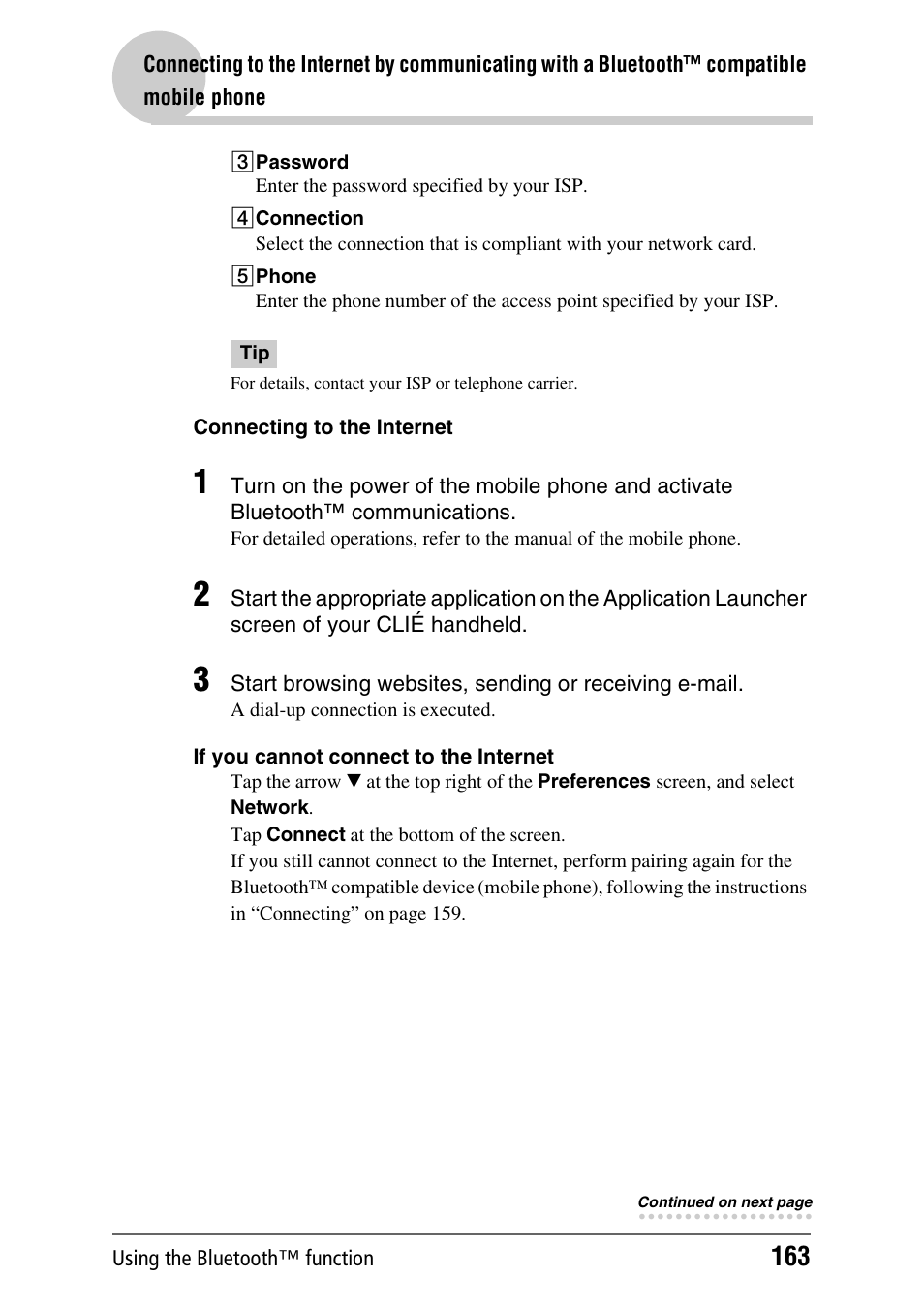 Sony PEG-NX80V User Manual | Page 163 / 200