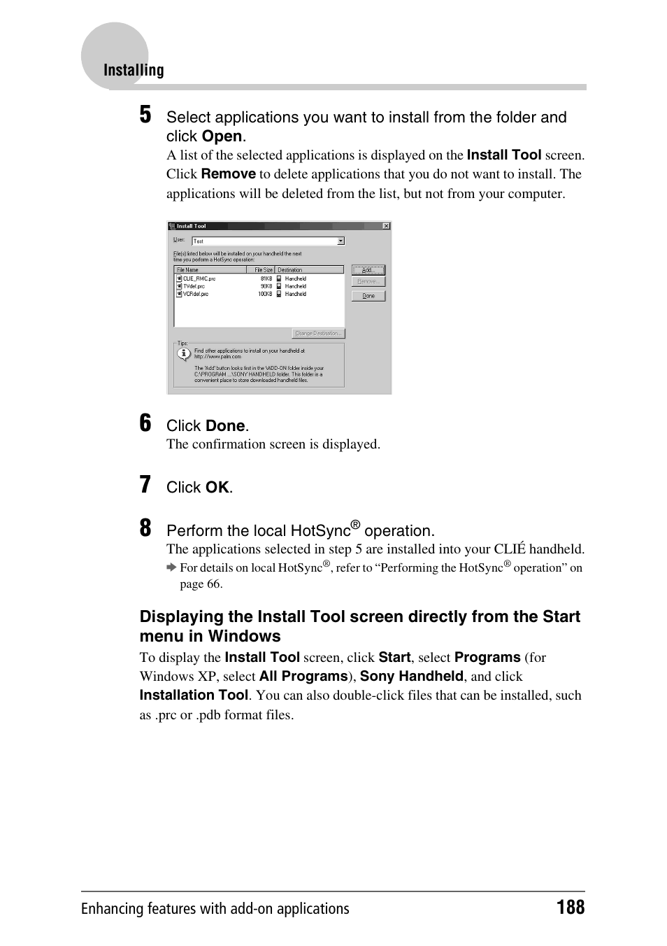 Sony PEG-NX80V User Manual | Page 188 / 200