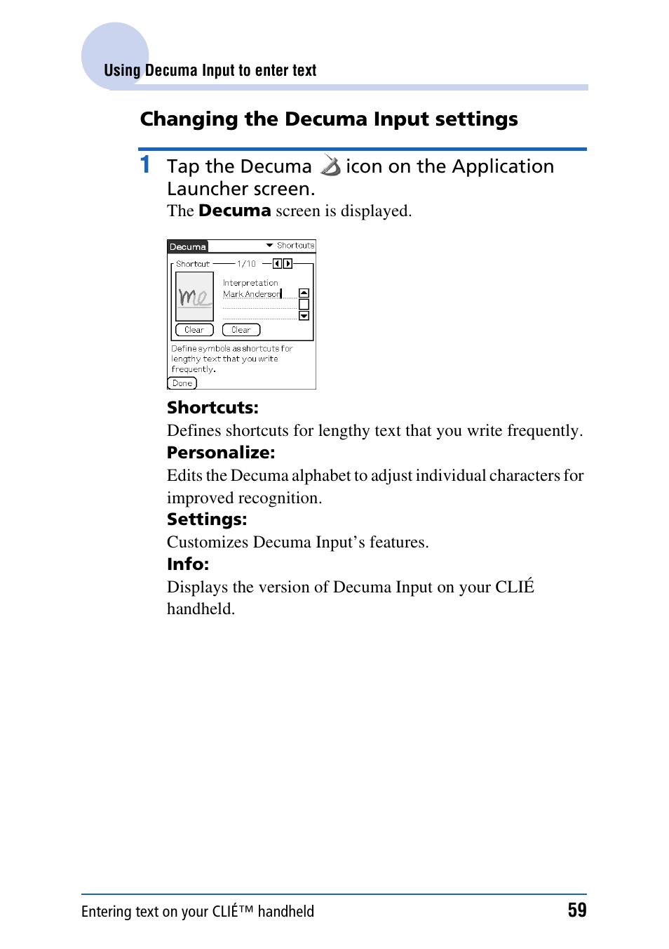 Sony PEG-NX80V User Manual | Page 59 / 200