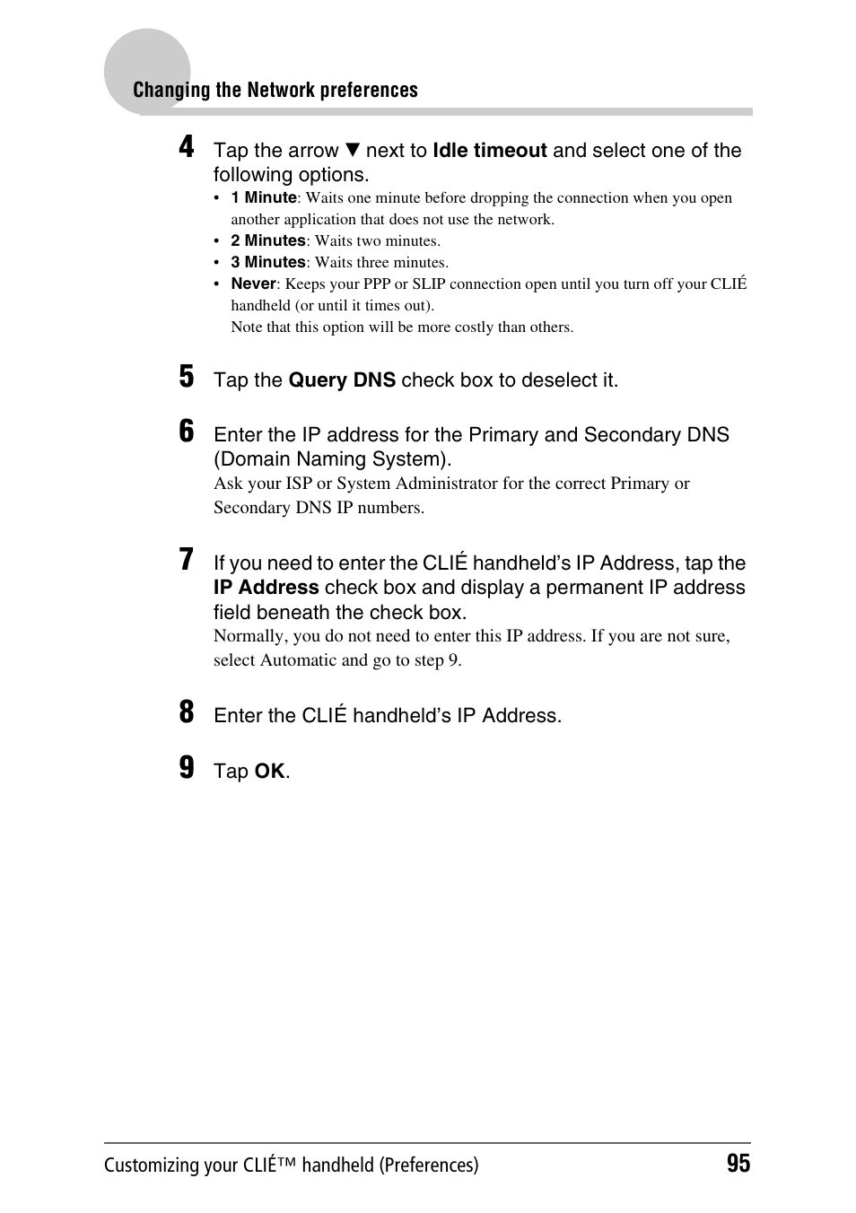 Sony PEG-NX80V User Manual | Page 95 / 200