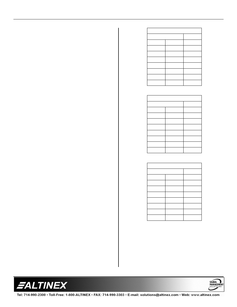 Multitasker | Altinex MT110-100/102 User Manual | Page 23 / 26