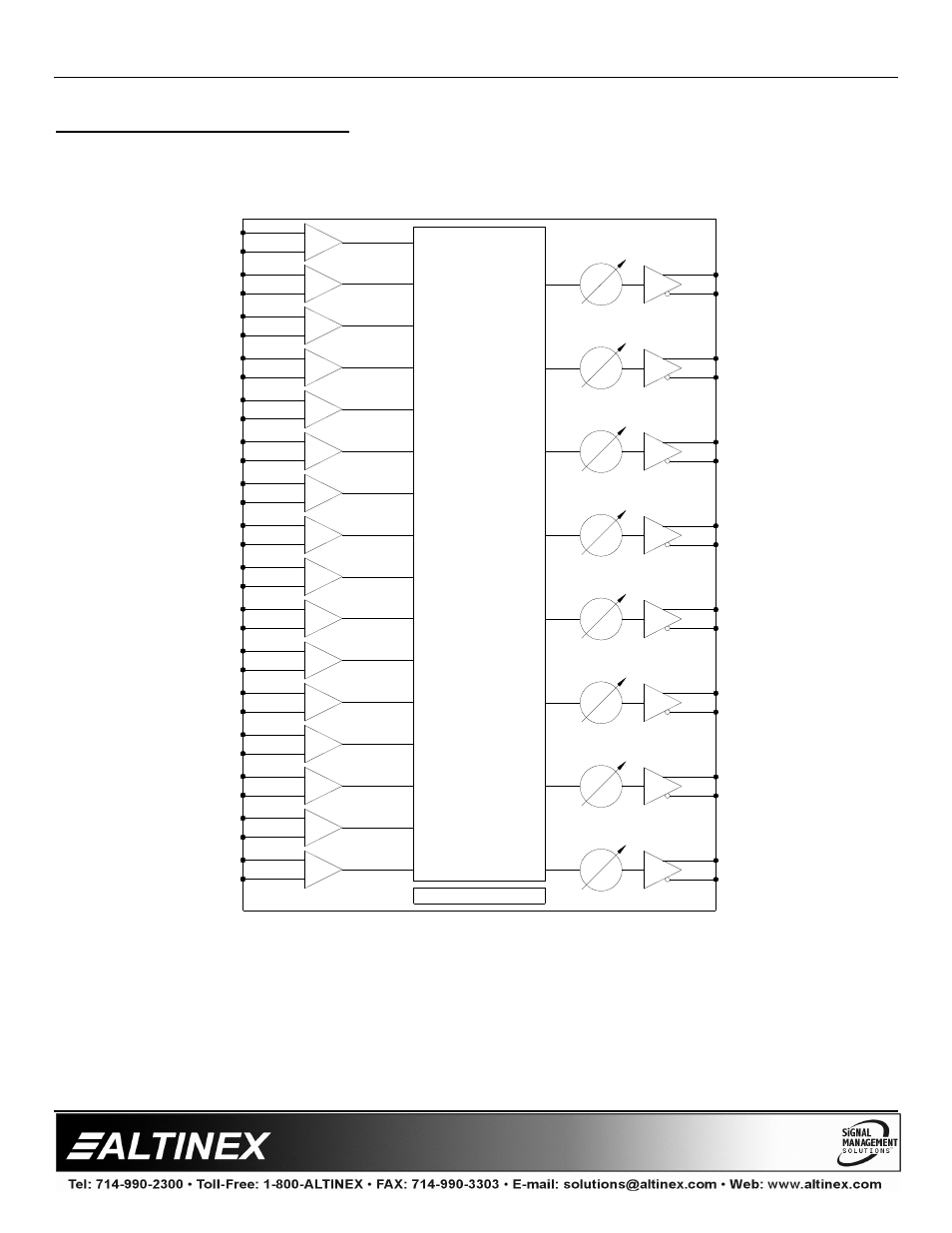 Multitasker, Matrix switcher | Altinex MT110-100/102 User Manual | Page 9 / 26