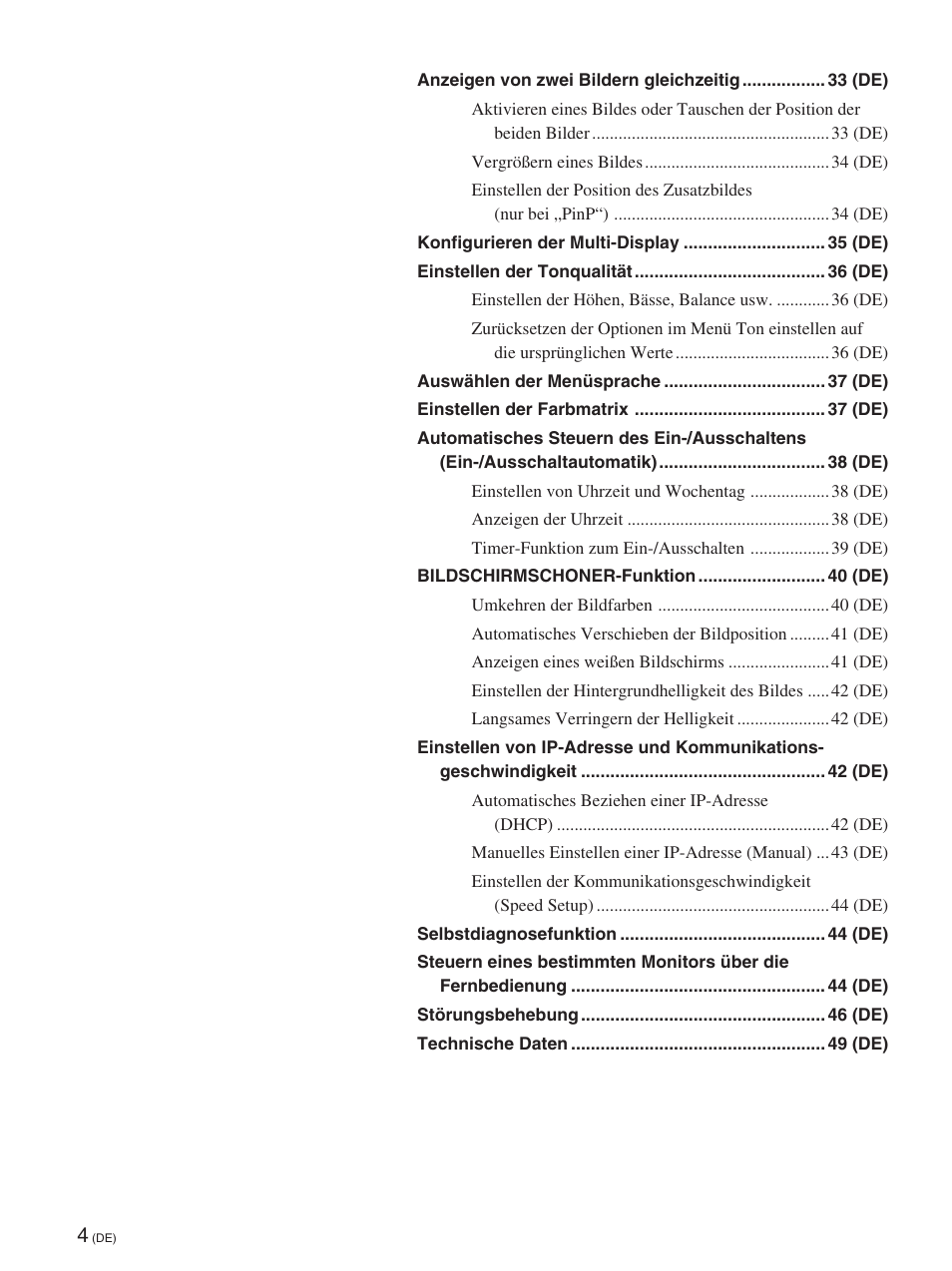 Sony FWD-42PX2 User Manual | Page 154 / 352