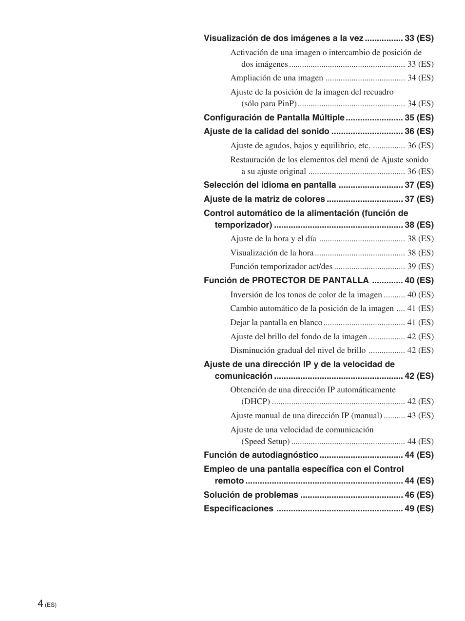 Sony FWD-42PX2 User Manual | Page 204 / 352