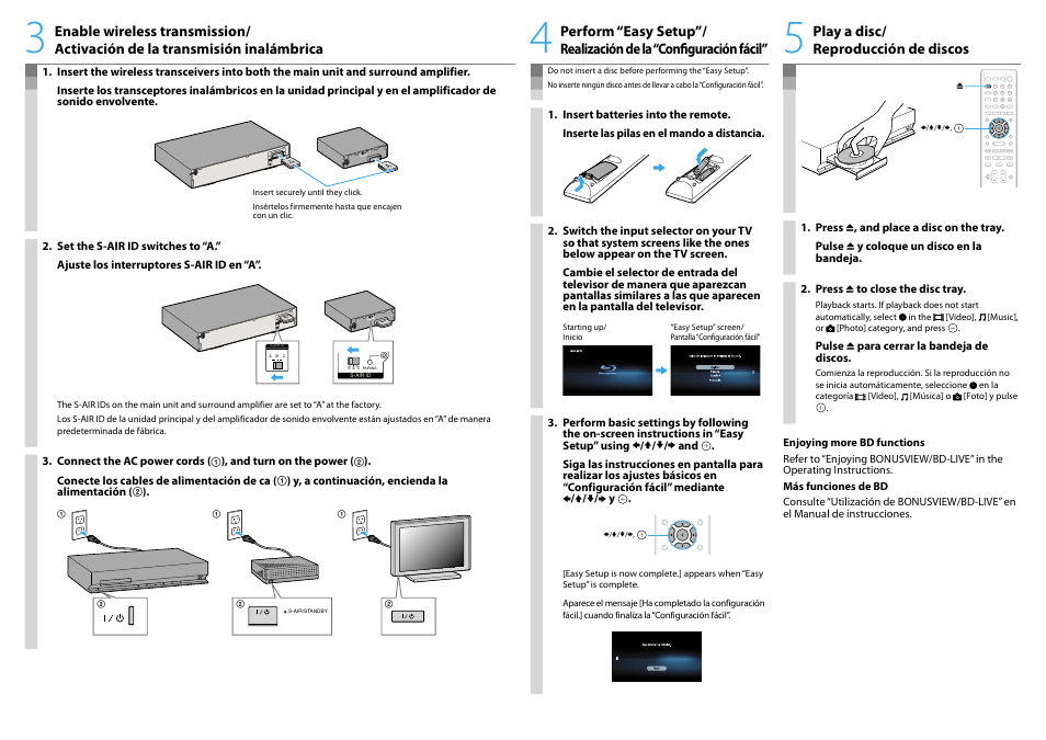 Sony BDV-E770W User Manual | Page 2 / 2