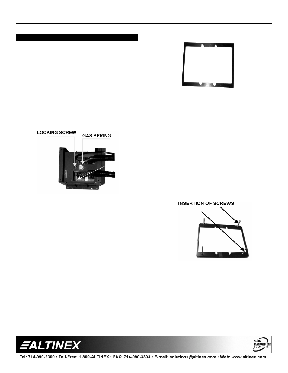 Accessories | Altinex Pop 'N Plug Interconnect Box PNP200 User Manual | Page 10 / 13