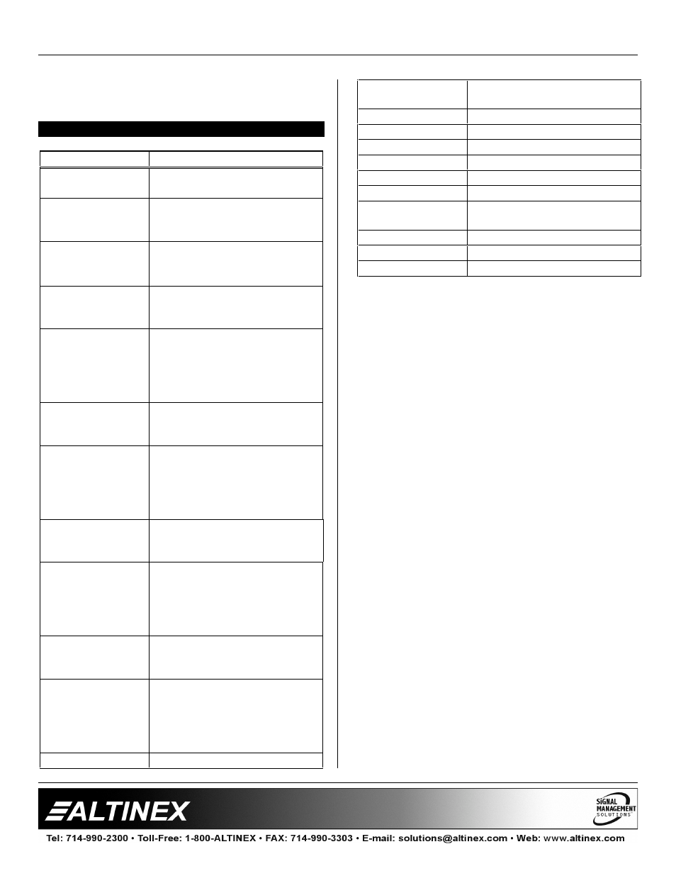 Accessories | Altinex Pop 'N Plug Interconnect Box PNP200 User Manual | Page 12 / 13