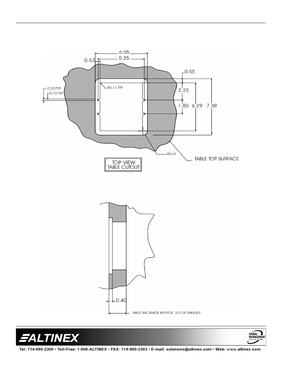 Accessories | Altinex Pop 'N Plug Interconnect Box PNP200 User Manual | Page 9 / 13
