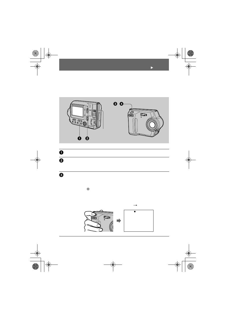 Basic operations, Recording still images, B recording | Sony MVC-FD100 User Manual | Page 18 / 100