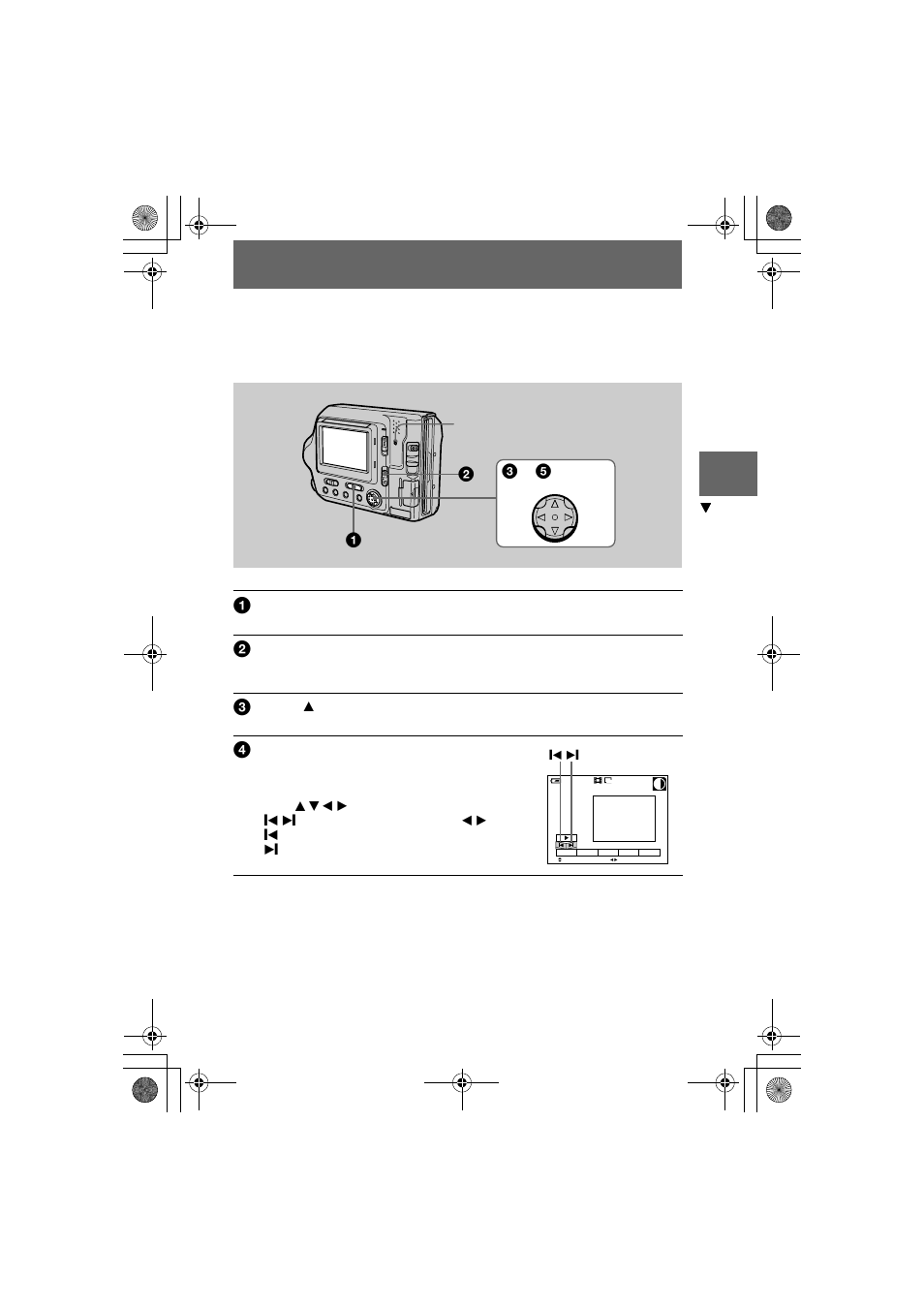 Playing back moving images | Sony MVC-FD100 User Manual | Page 25 / 100