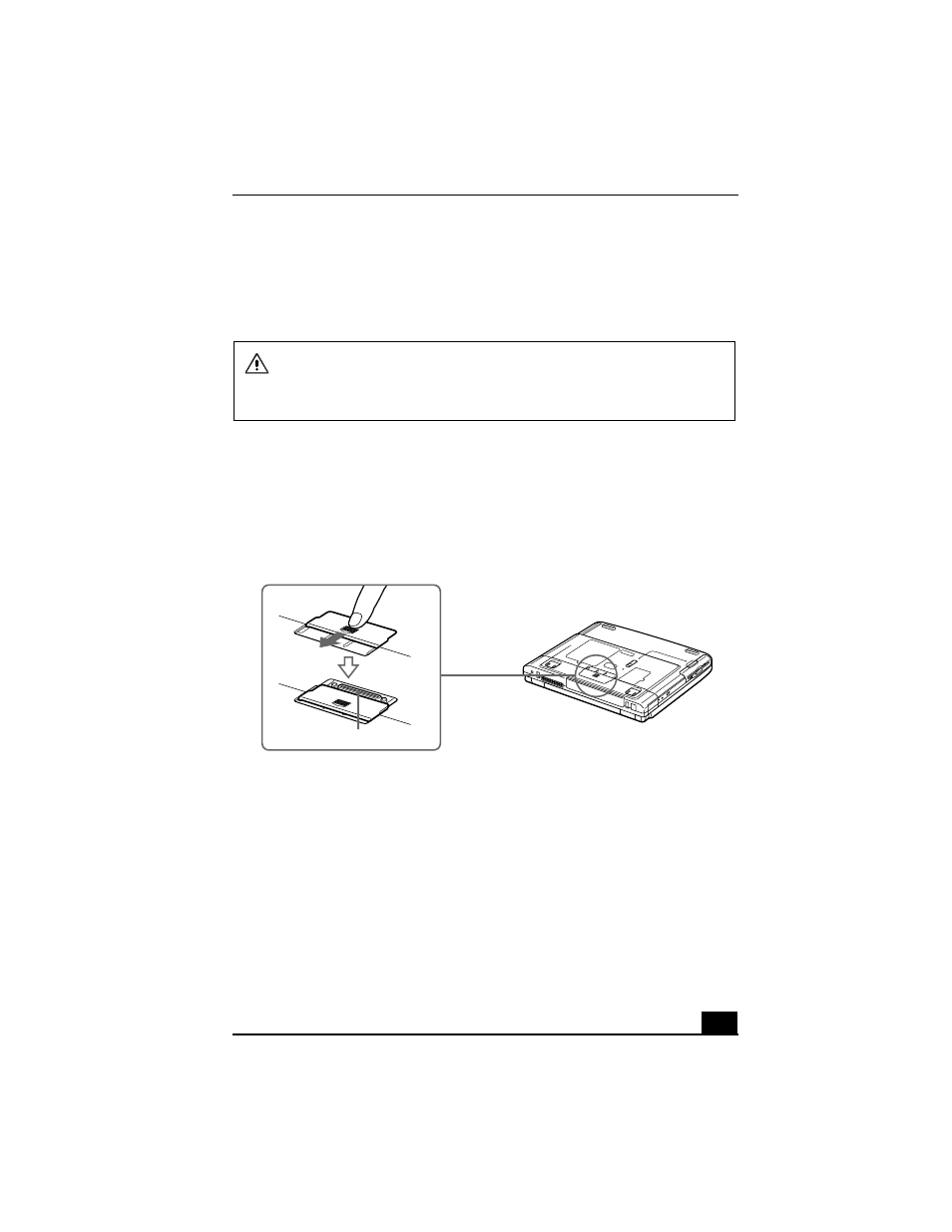 To attach your notebook to the port replicator | Sony PCG-FXA32 User Manual | Page 41 / 114