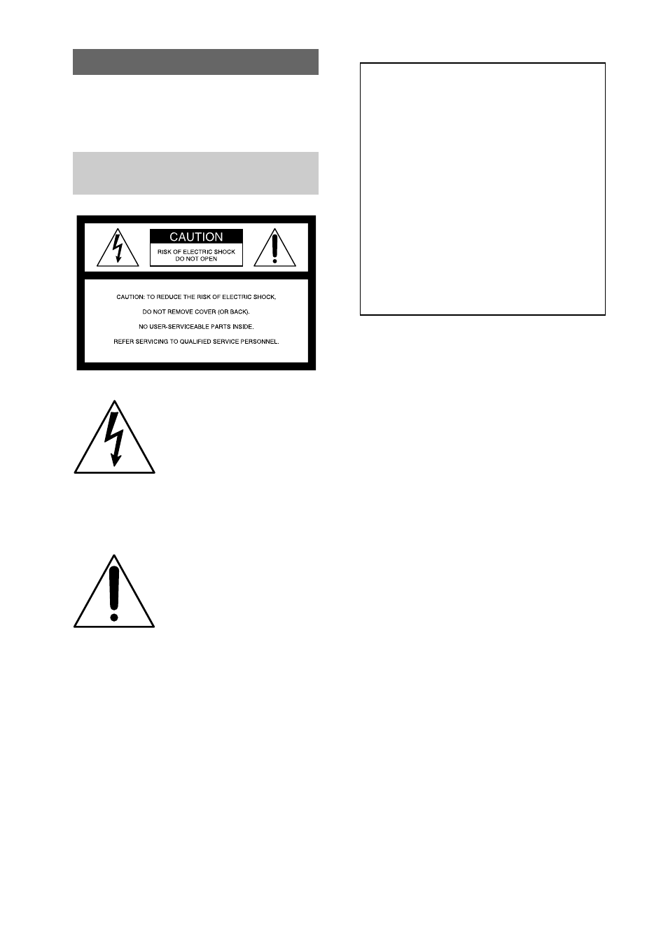 Warning, For the customers in the u.s.a, Warning for the customers in the u.s.a | Declaration of conformity | Sony DSC-P1 User Manual | Page 2 / 72