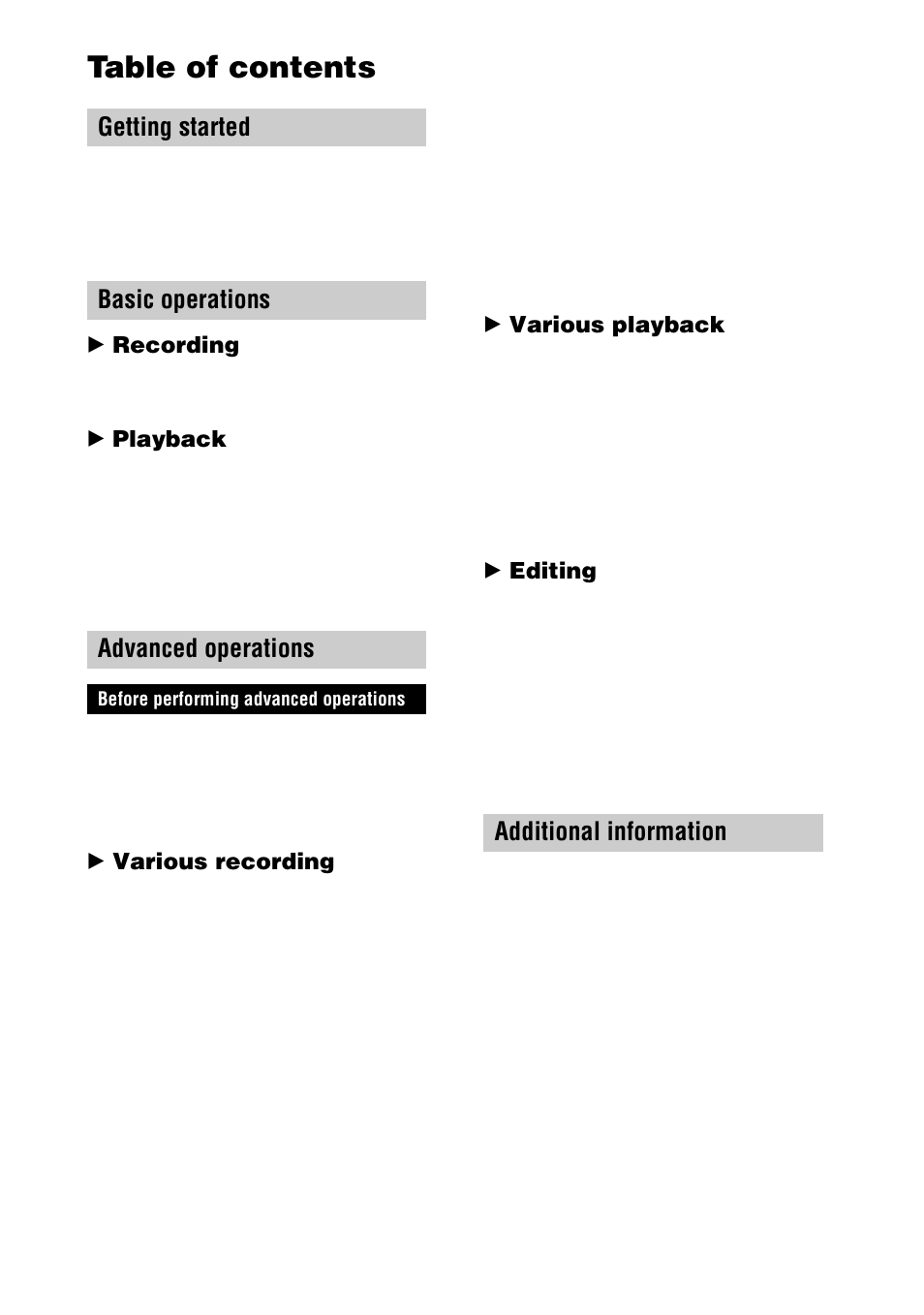 Sony DSC-P1 User Manual | Page 5 / 72