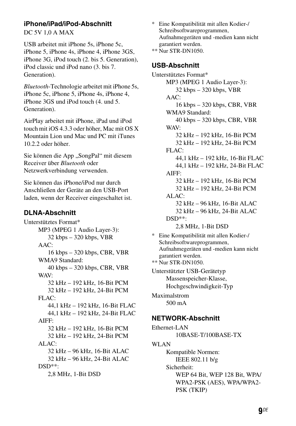 Sony STR-DN1050 User Manual | Page 55 / 116