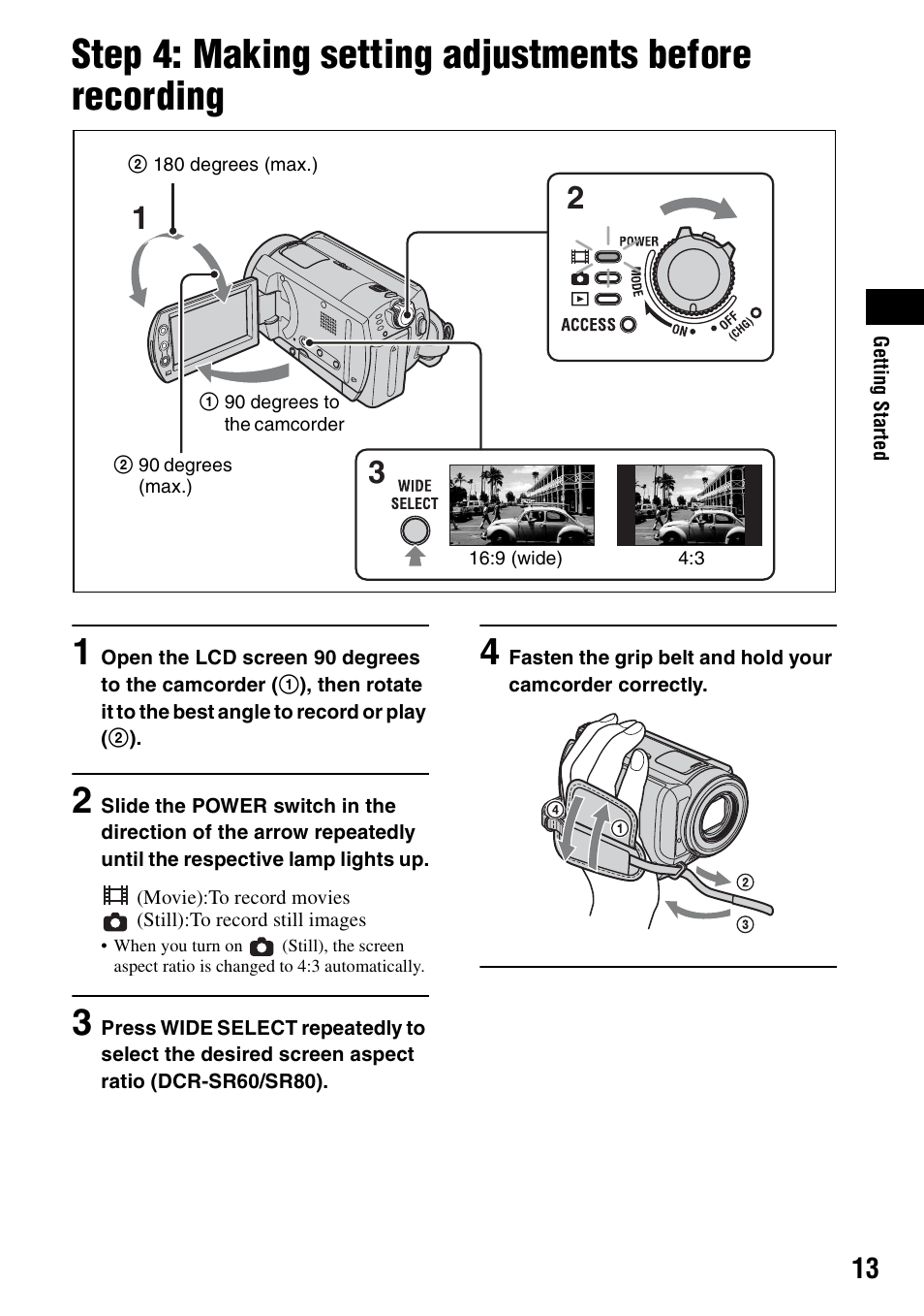 Sony DCR-SR80 User Manual | Page 13 / 35
