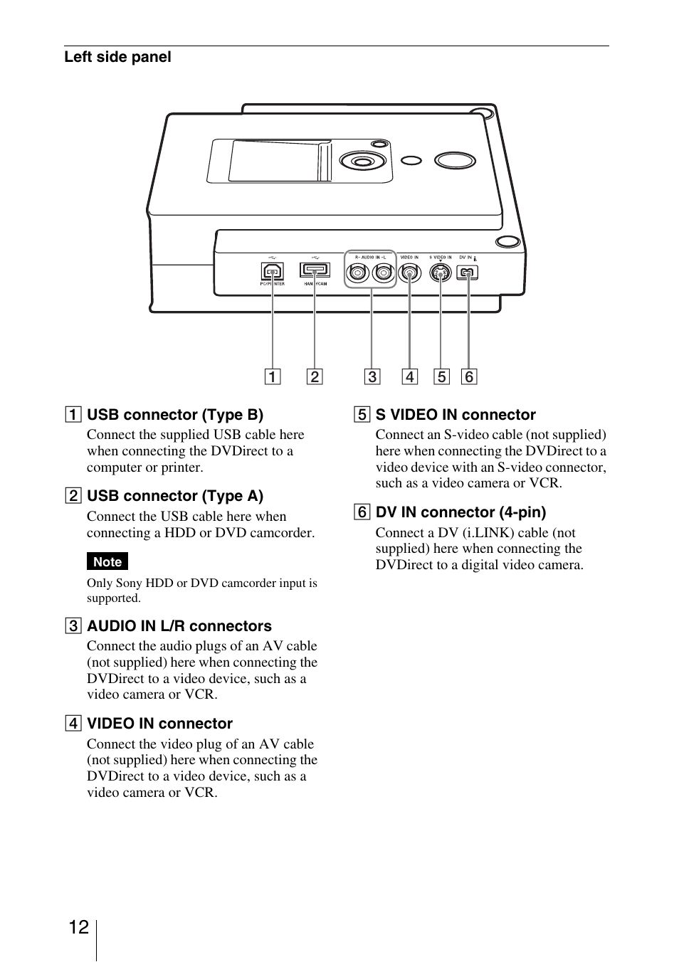 Sony VRD-MC3 User Manual | Page 12 / 88