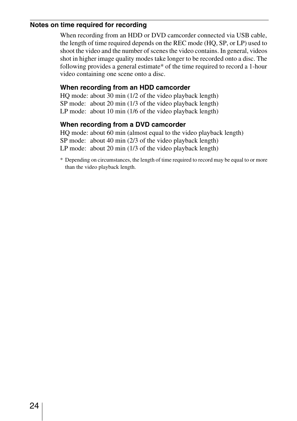 Sony VRD-MC3 User Manual | Page 24 / 88