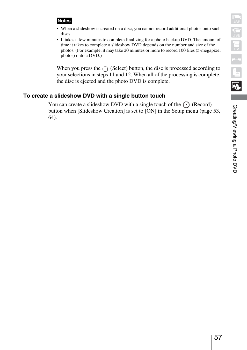 Sony VRD-MC3 User Manual | Page 57 / 88