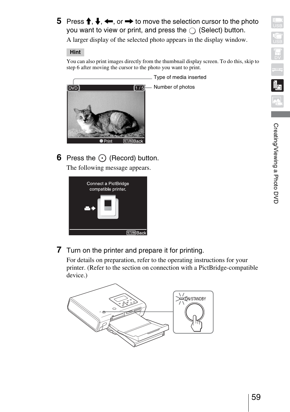 Sony VRD-MC3 User Manual | Page 59 / 88