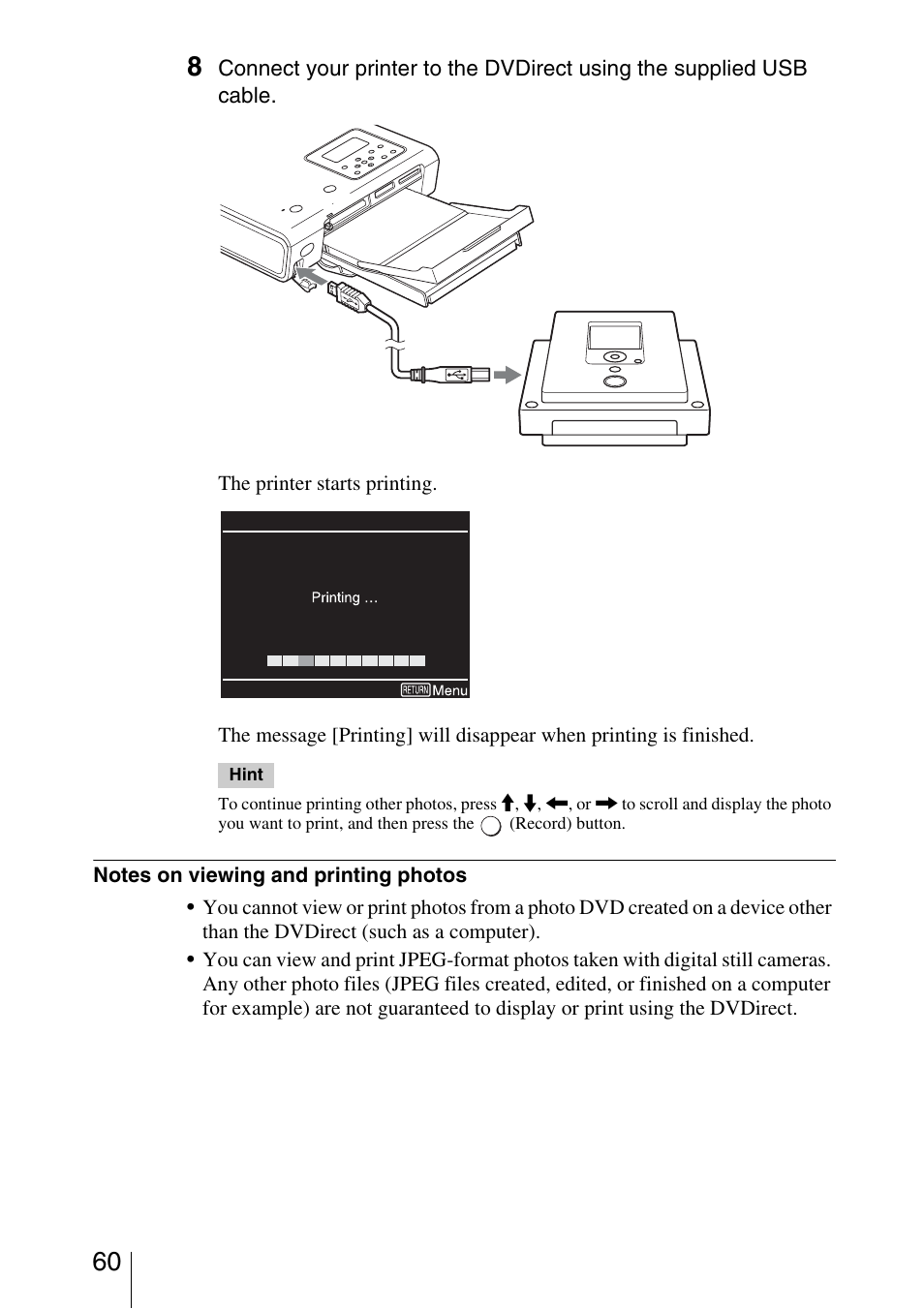 Sony VRD-MC3 User Manual | Page 60 / 88