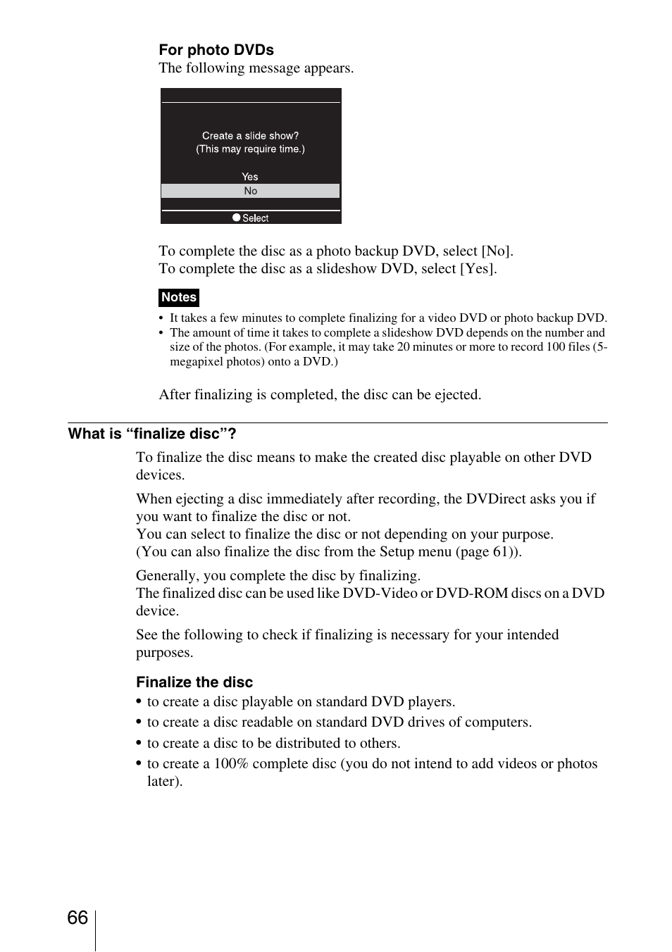 Sony VRD-MC3 User Manual | Page 66 / 88