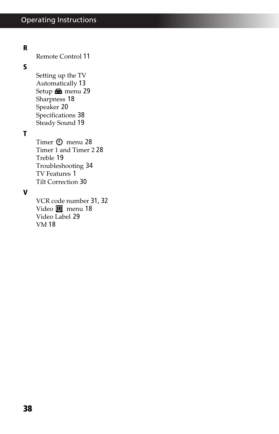Sony WEGA KV-24FV12 User Manual | Page 50 / 52