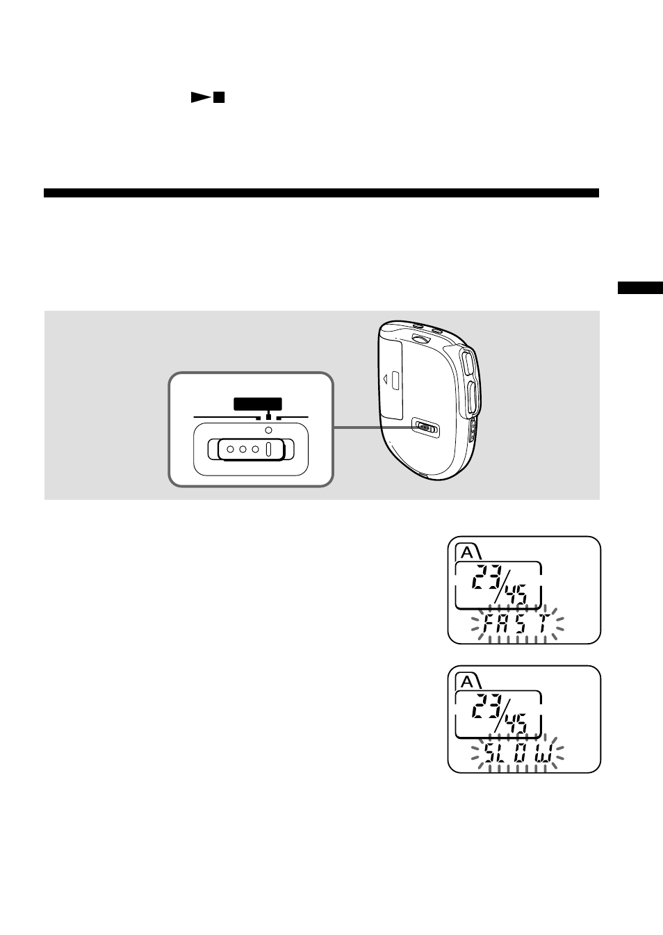 Adjusting the playback speed | Sony ICD-47 User Manual | Page 19 / 36