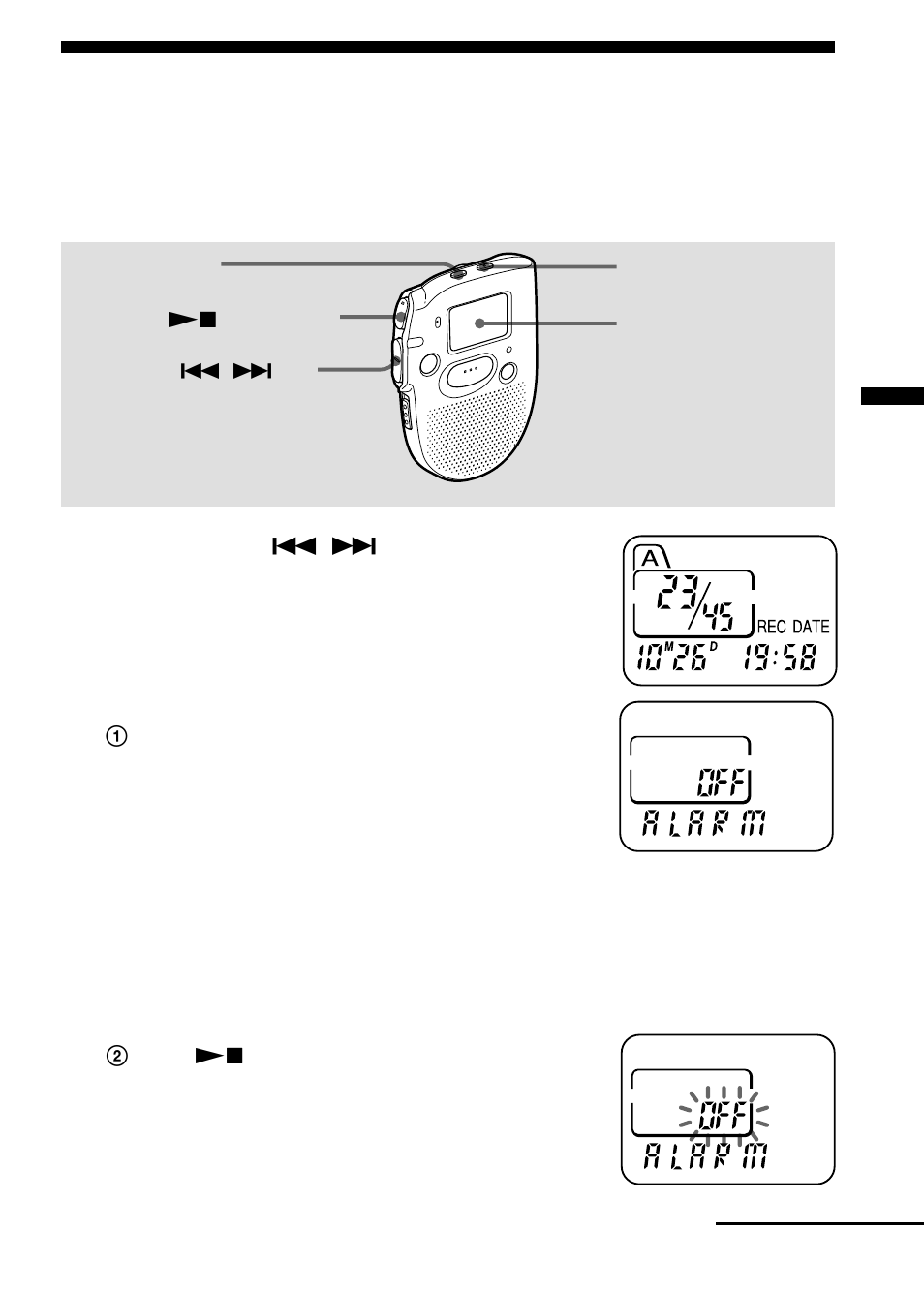 Sony ICD-47 User Manual | Page 21 / 36