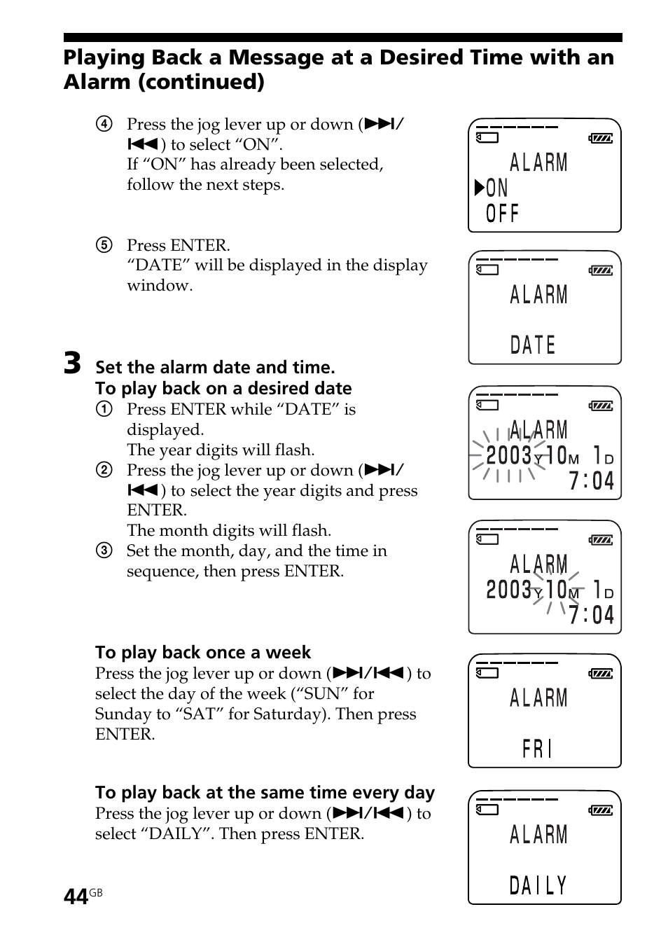 Sony ICD-BM1AVTP User Manual | Page 44 / 68