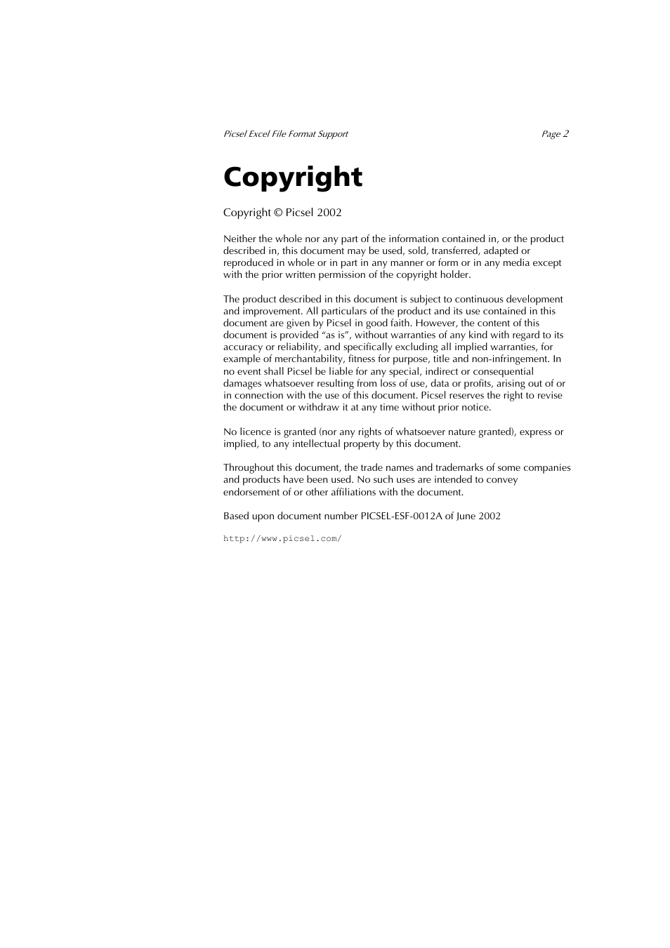 Copyright | Sony PEG-NZ90 User Manual | Page 2 / 9