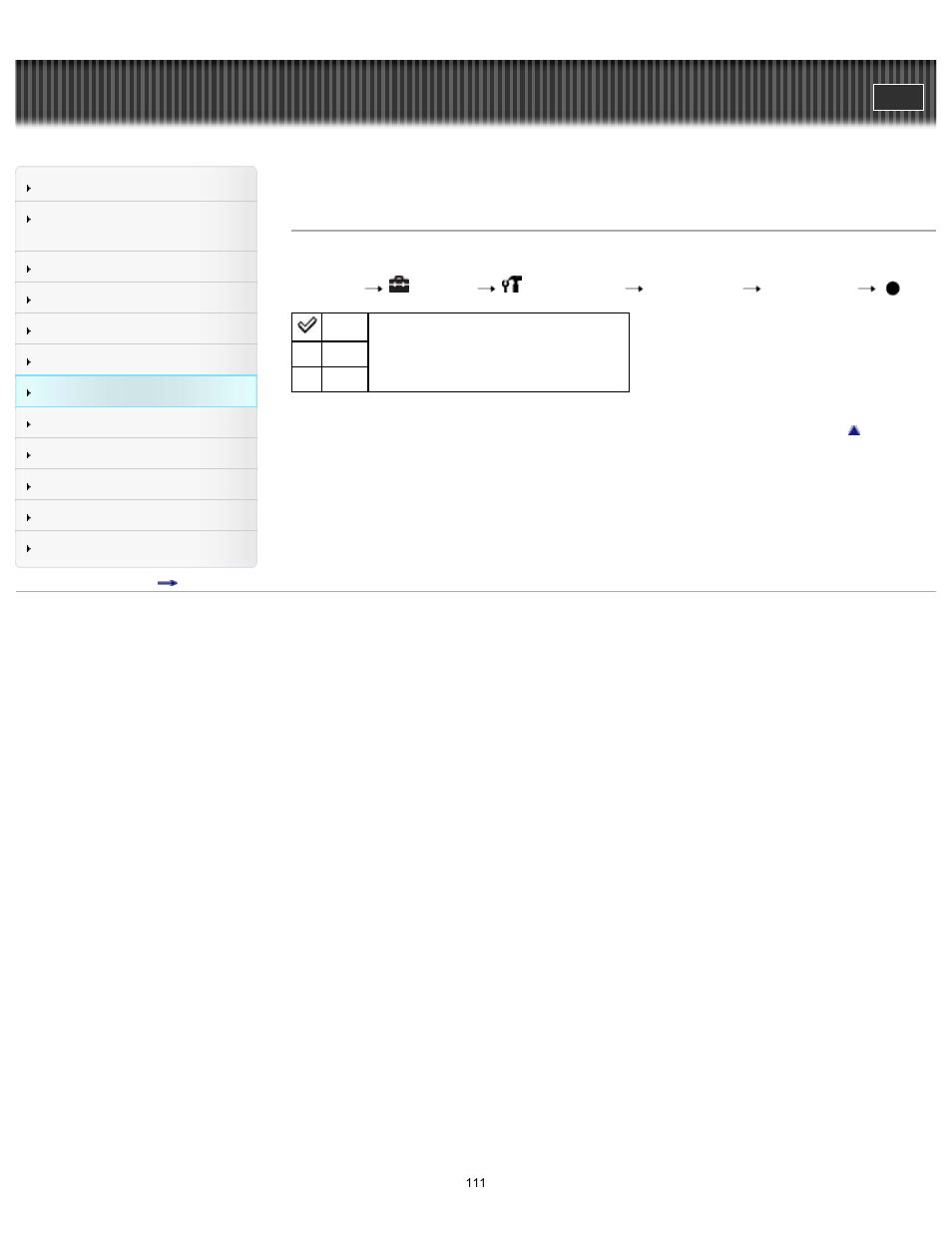 Display color, Cyber-shot user guide | Sony DSC-TF1 User Manual | Page 111 / 165