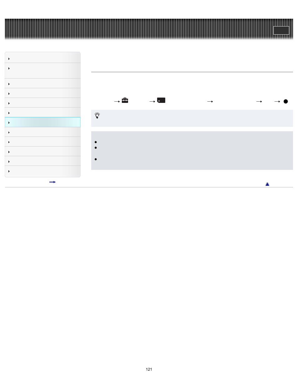 Create rec.folder, Cyber-shot user guide | Sony DSC-TF1 User Manual | Page 121 / 165